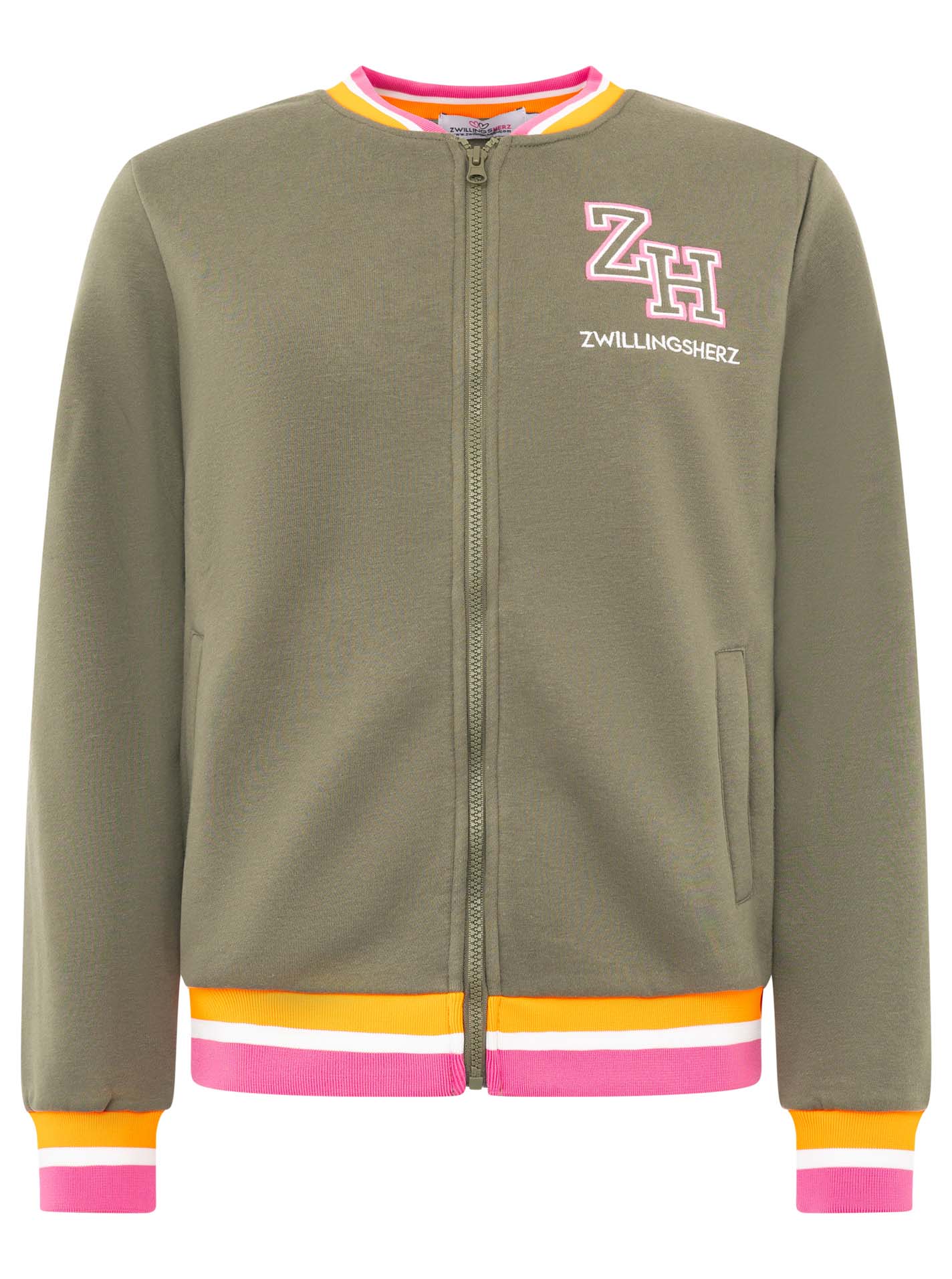 Sweatbomberjacke "Zwillingsherz"
