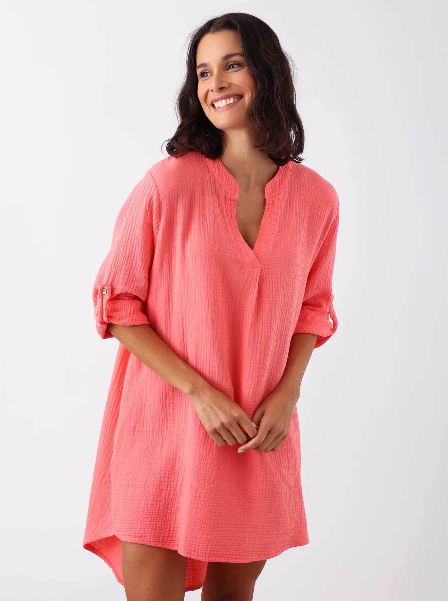 Musselin-Tunika BW "Rom"