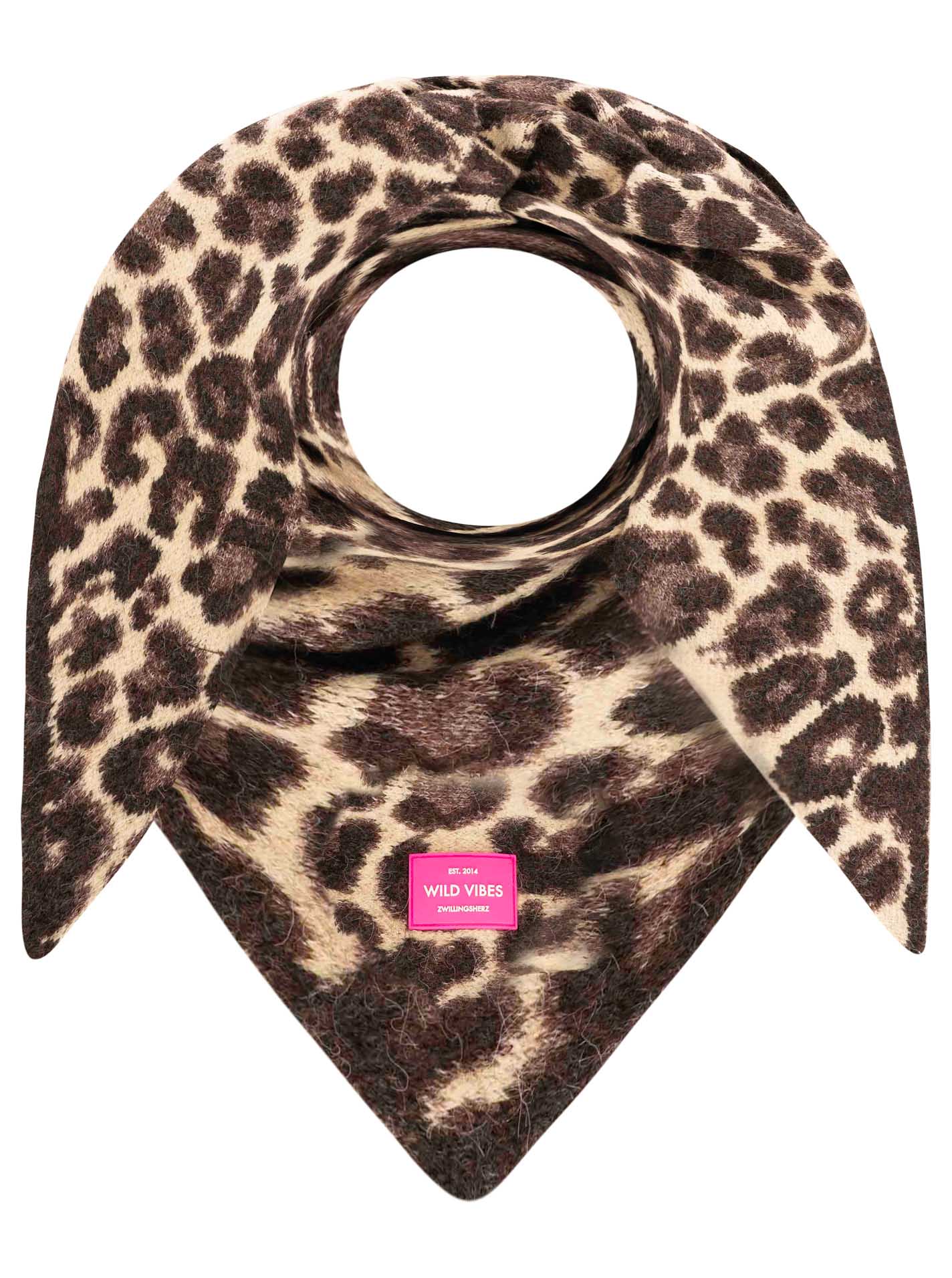 Dreieckstuch Strick "Leo Love"