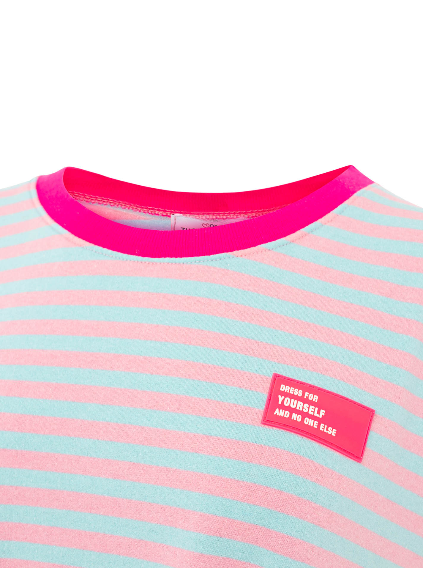 Sweat Kleid "Neon Streifen"