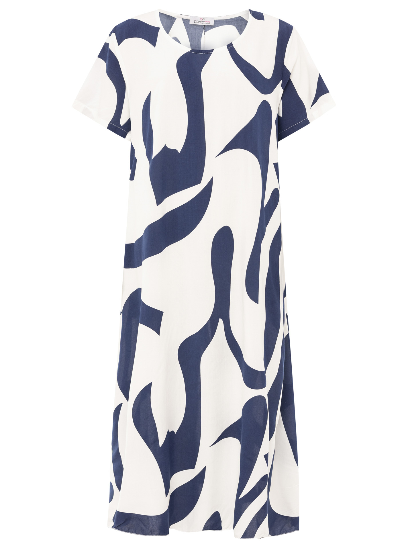 Maxikleid Viskose "Abstrakt"