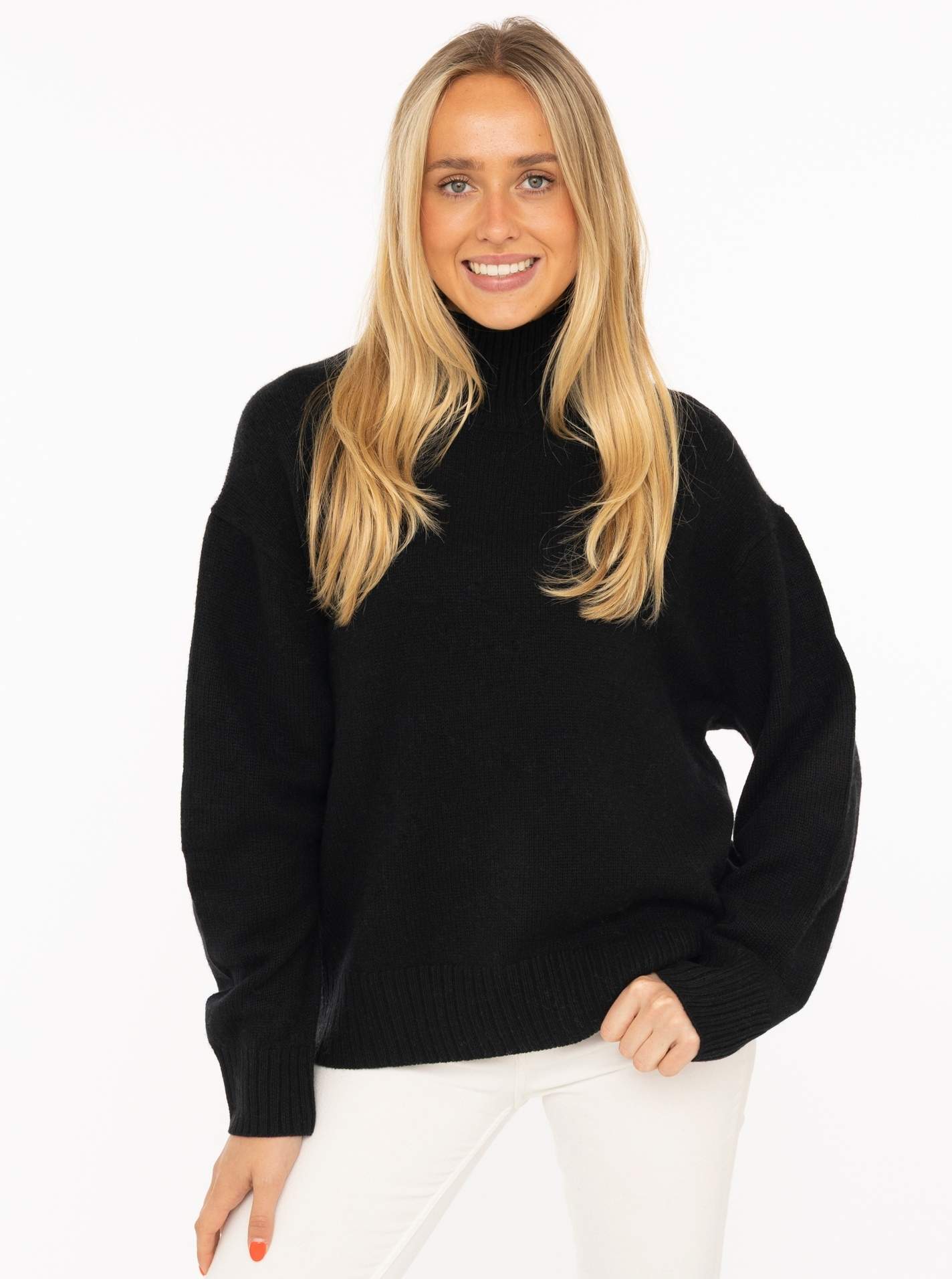 100% Cashmere Stehkragen Bold
