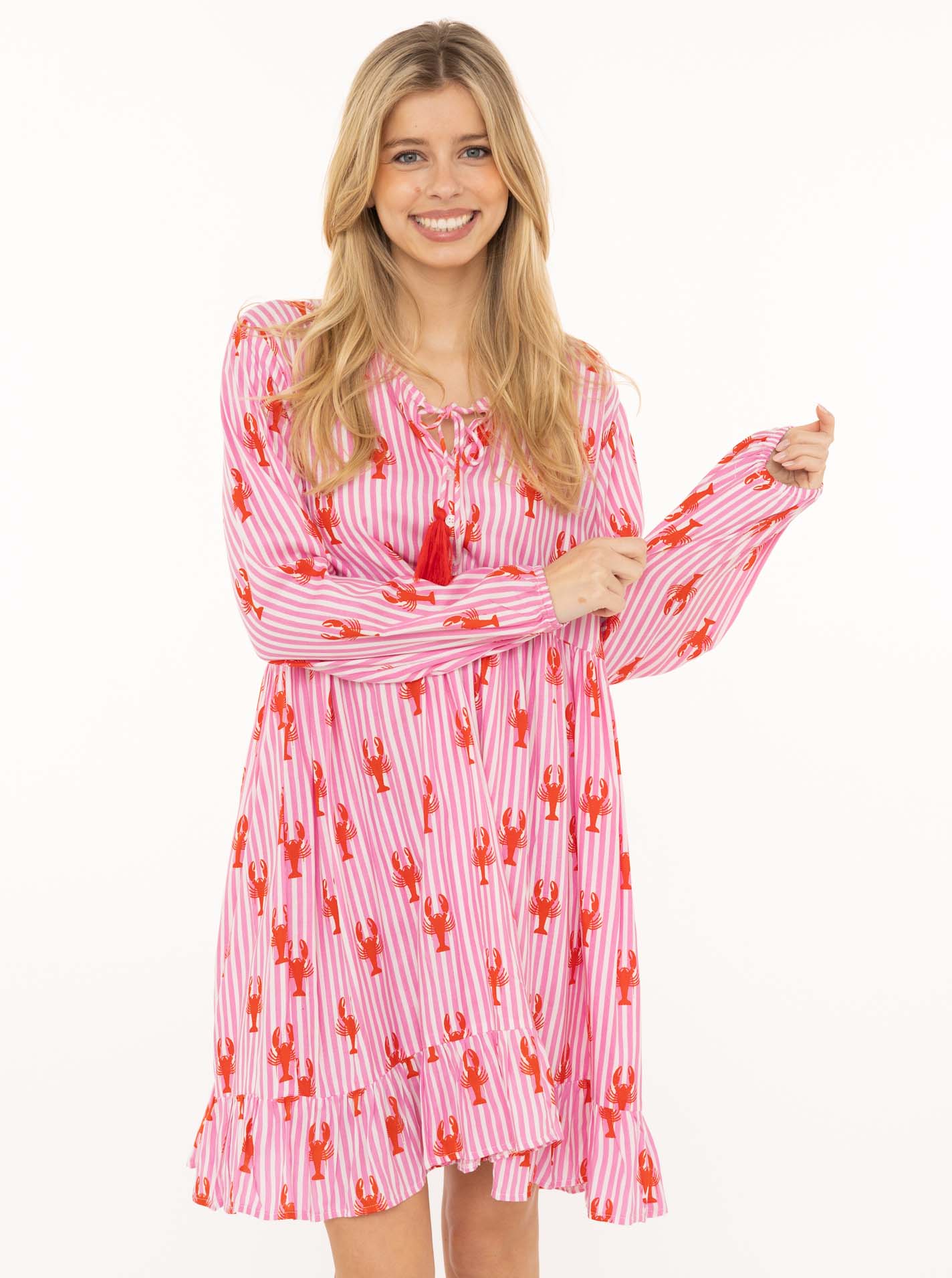 Kleid "Lobsters & Stripes"