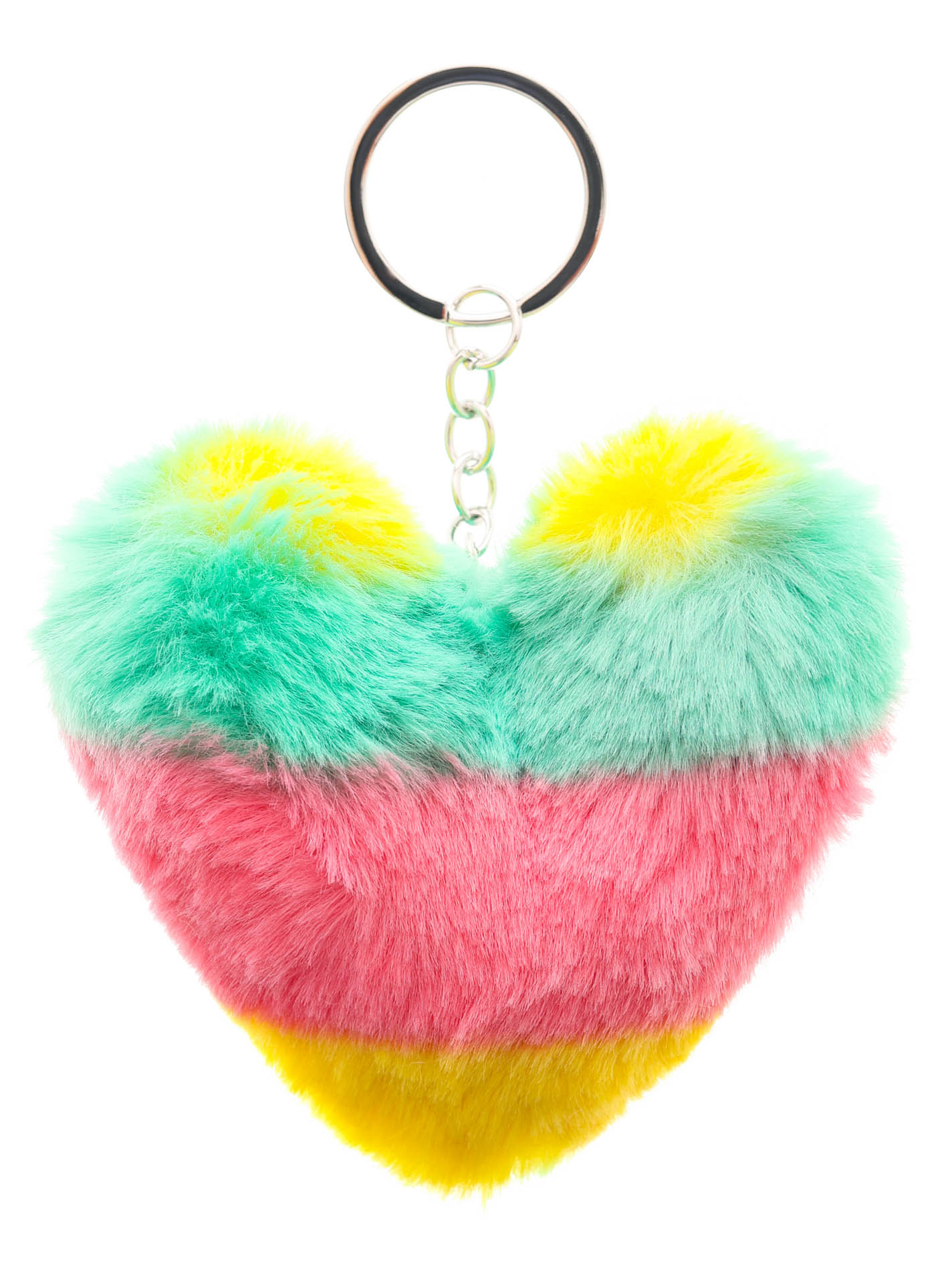 Schlüsselanhänger "Plüschherz"