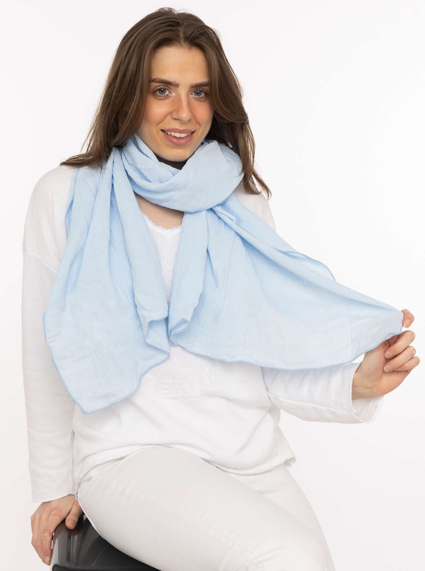 XXL Schal Musselin "Uni"