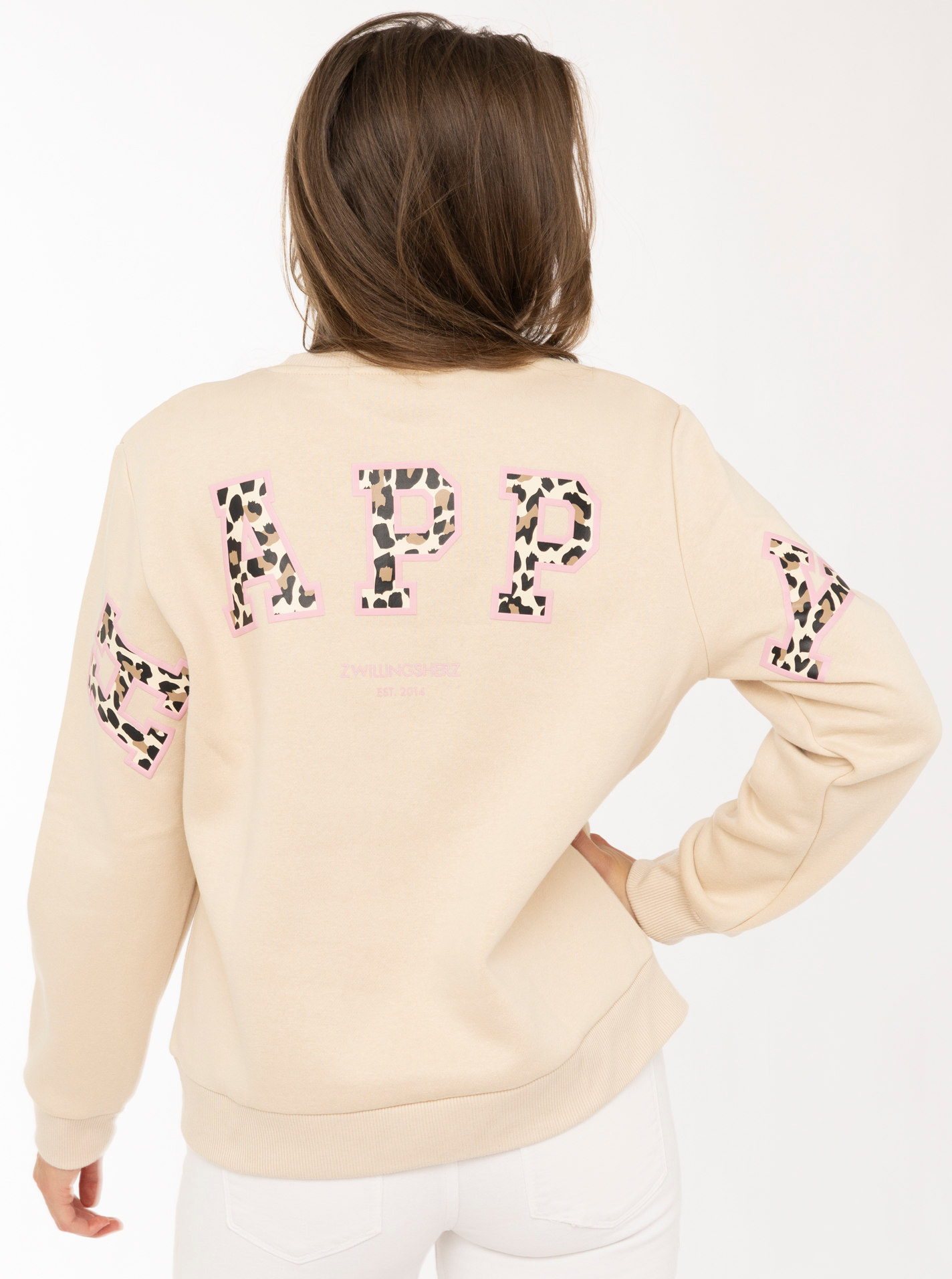 Sweatshirt "Happy Leo Lettering"