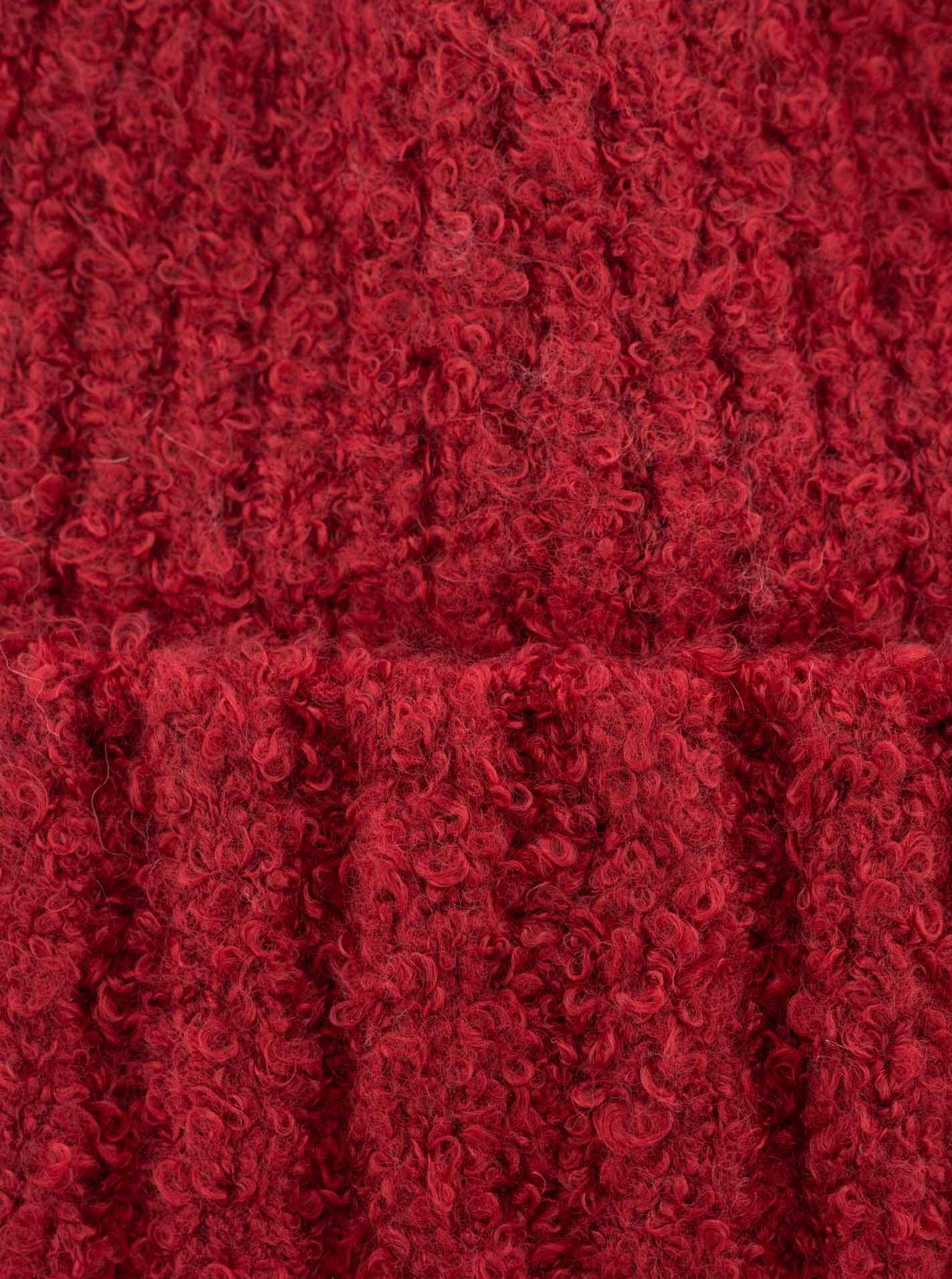 Umschlagmütze Boucle "Uni"