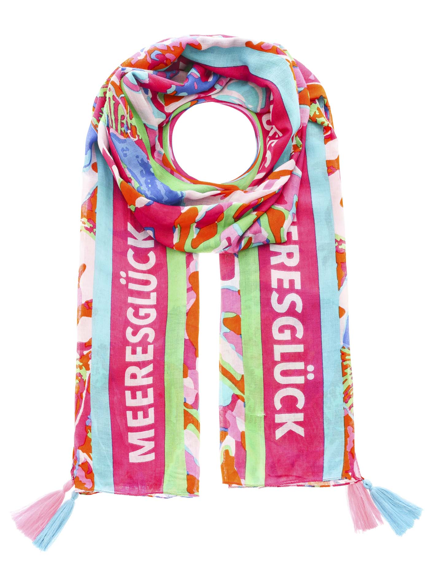 Digital Print Schal 100% Viskose "Schildkröte & Meeresglück" Digital Print Schal 100% Viskose "Schildkröte & Meeresglück"