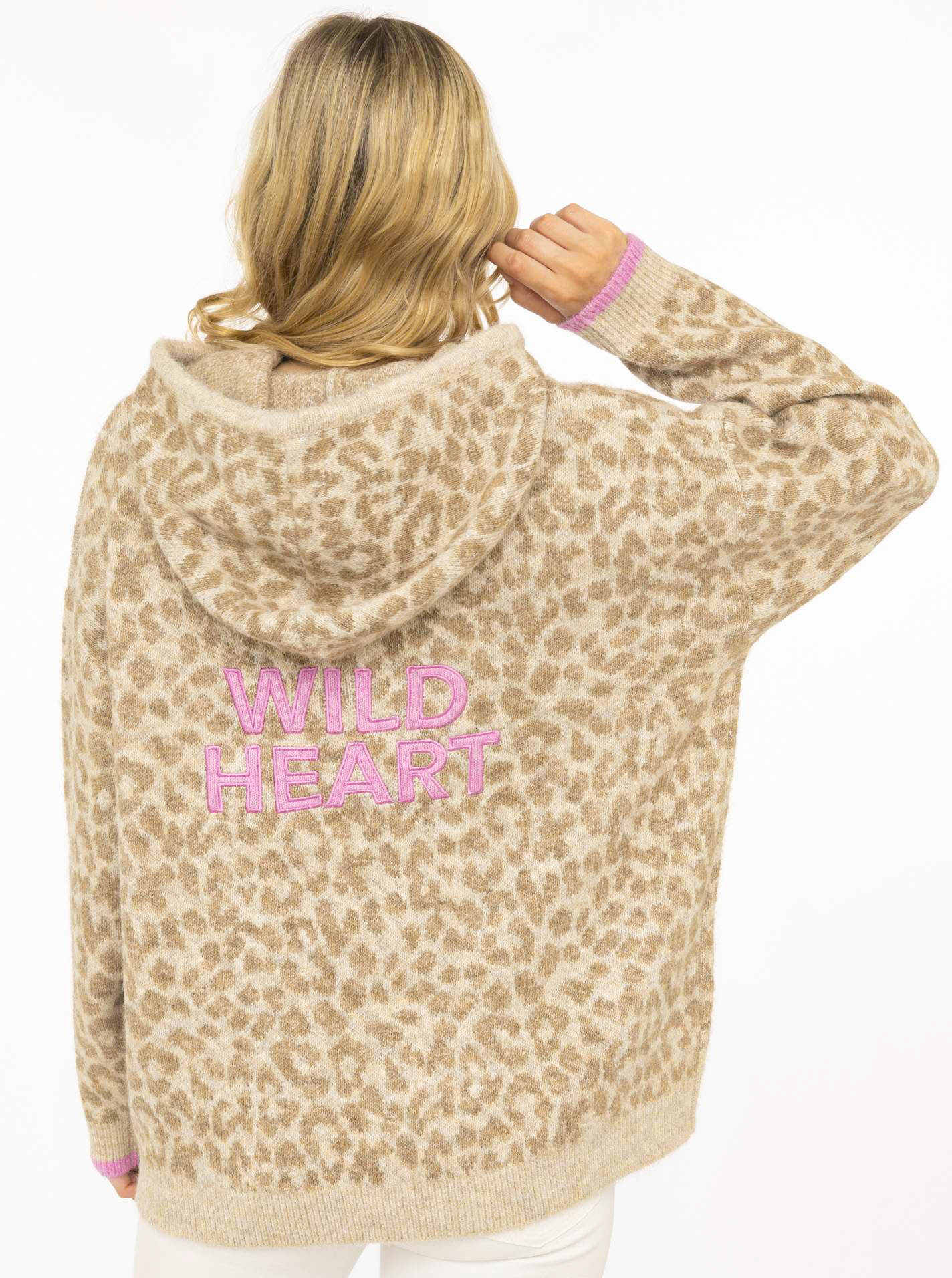 Strick Hoody "WILD HEART"
