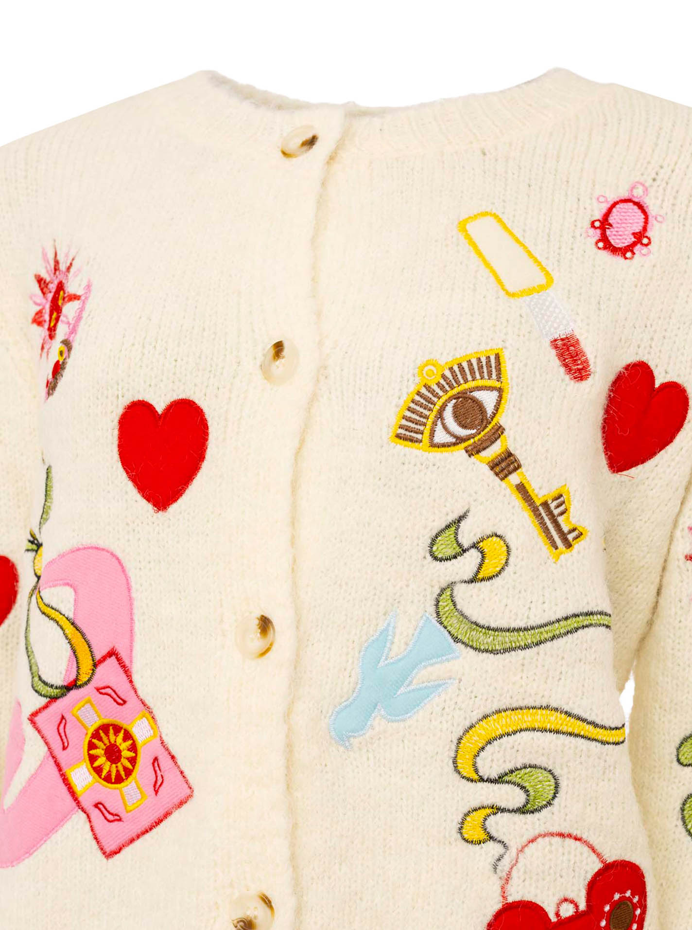 Cardigan "Mix Stickerei"