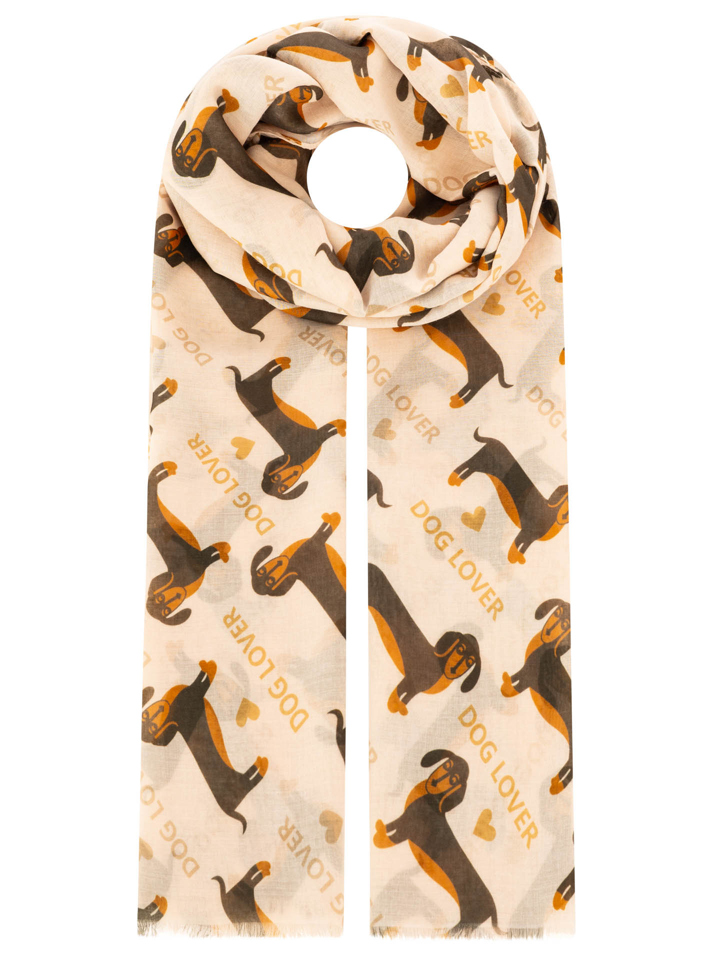 Schal Viskose Mix "Dackel"