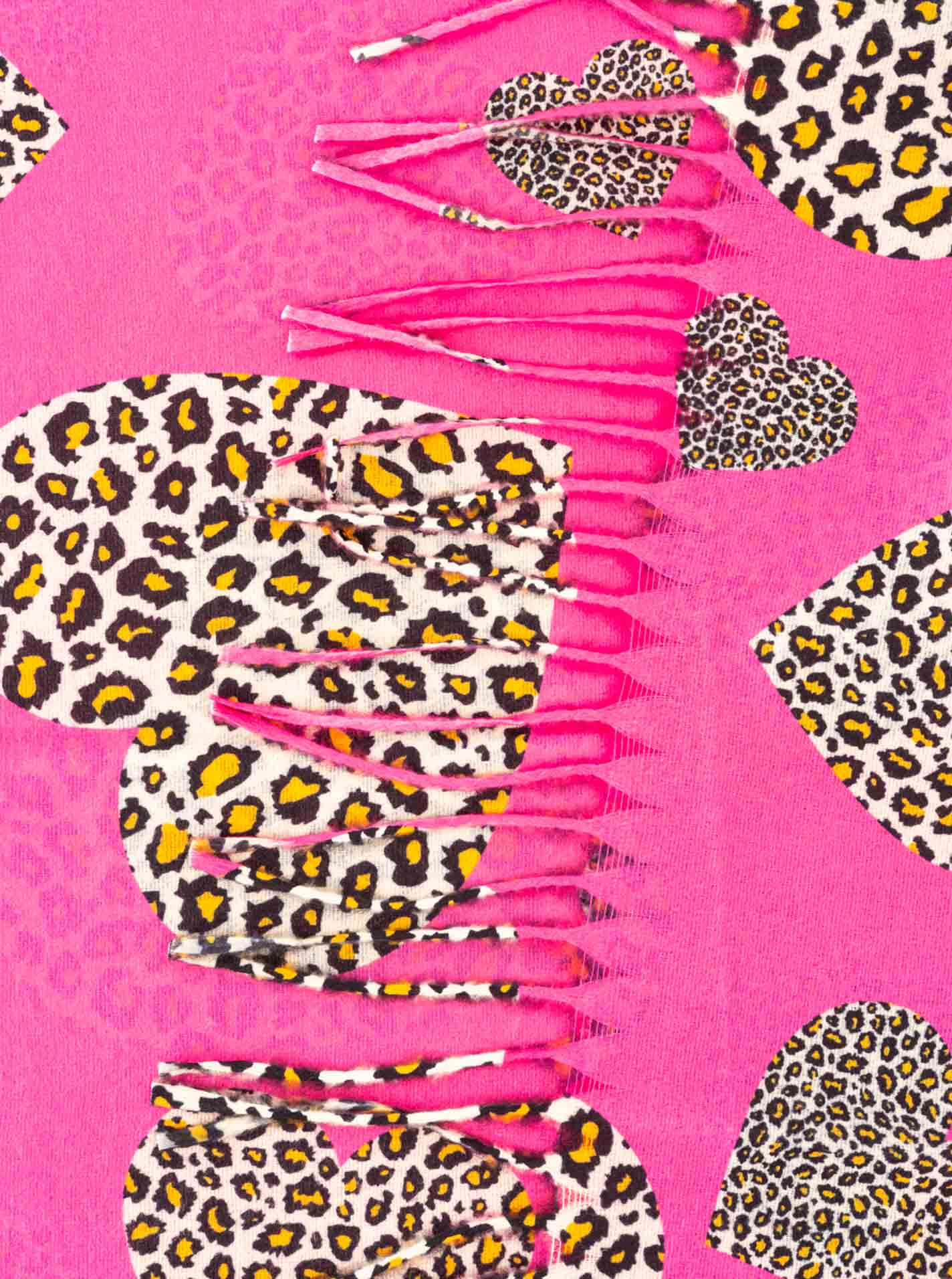 Schal Digital Print "Leo Herz"