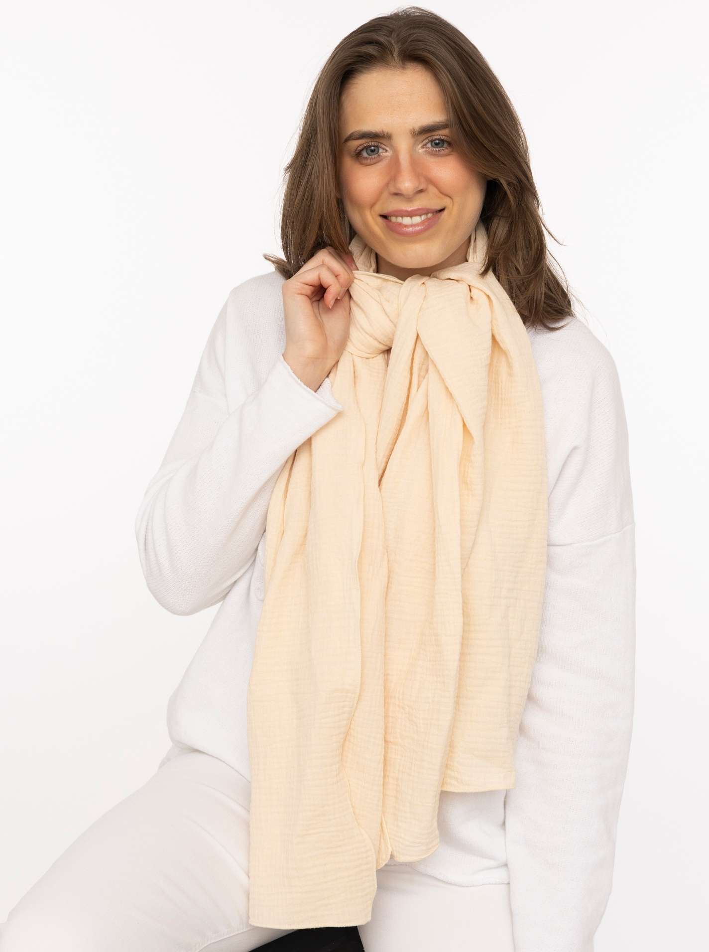 XXL Schal Musselin "Uni"