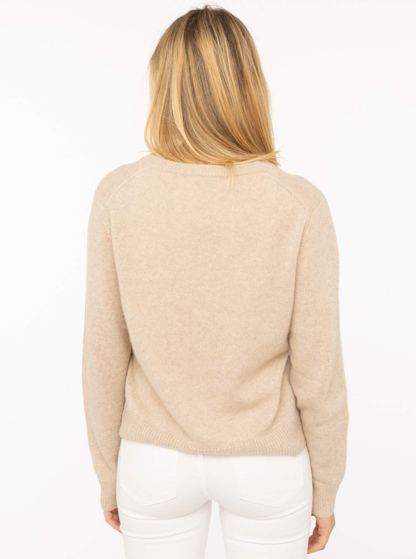 100% Cashmere V-Neck Loose