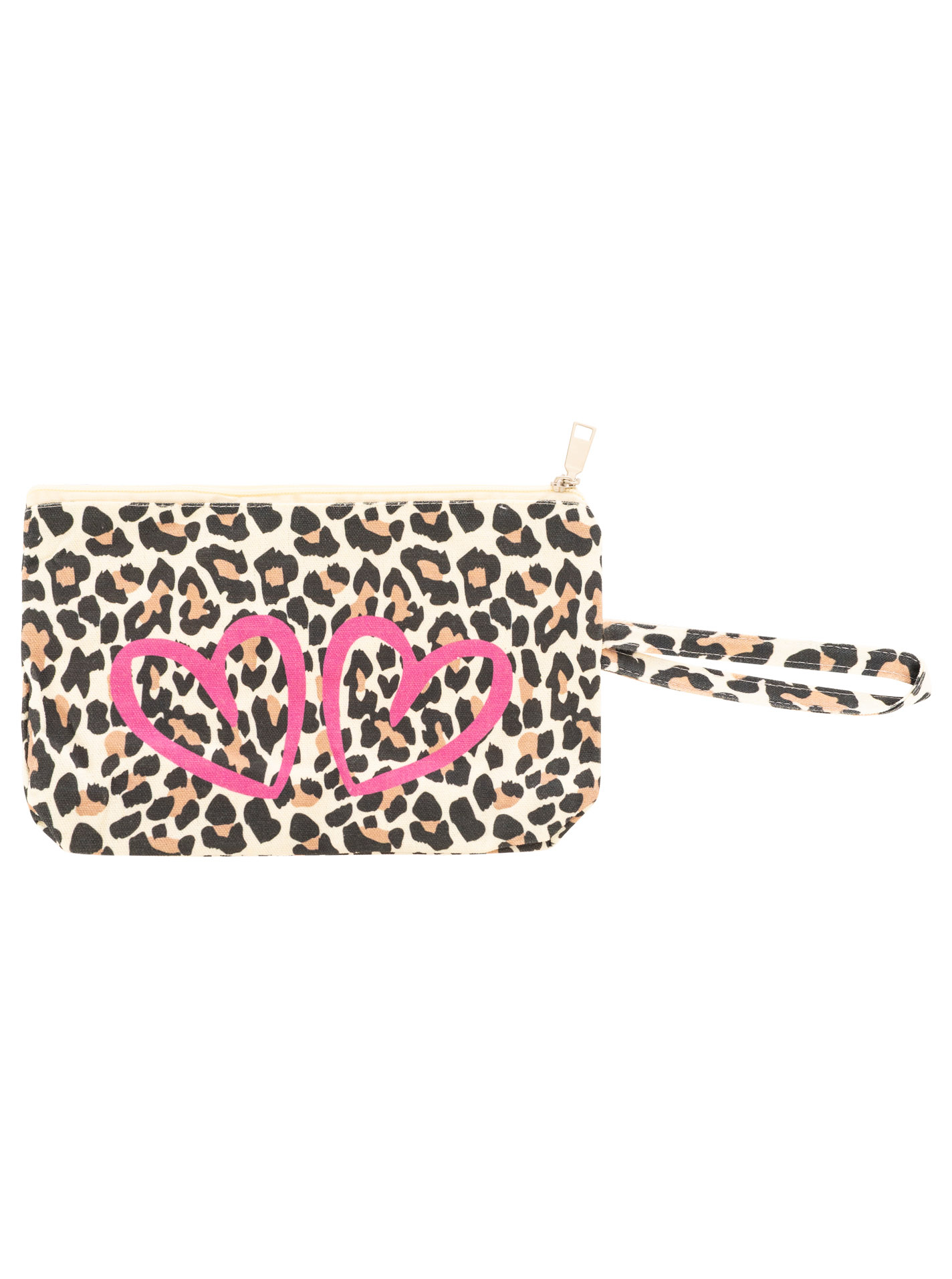 Kosmetiktasche "Leo & Herzen"