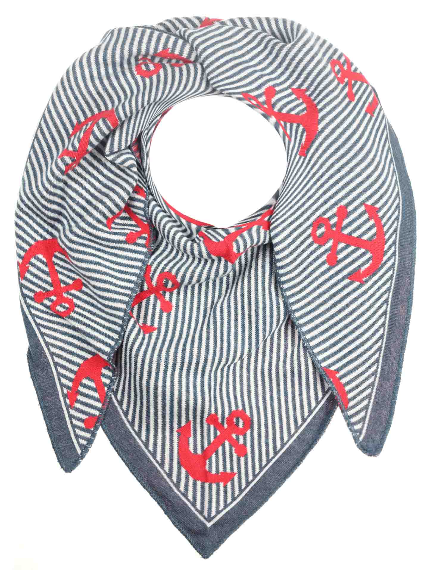 Dreieckstuch BW "Streifen Big Anker Mix" Dreieckstuch BW "Streifen Big Anker Mix"