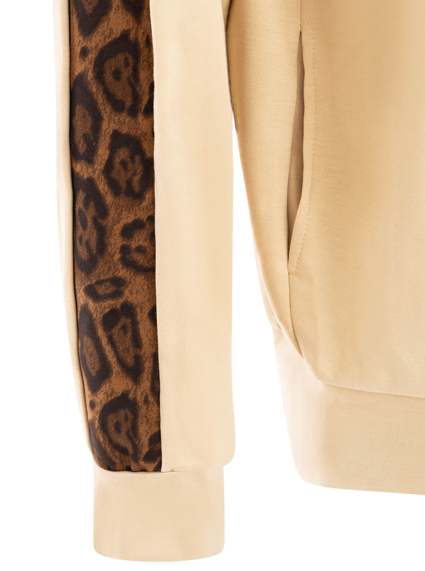Hoodiejacke "Leo Streifen"