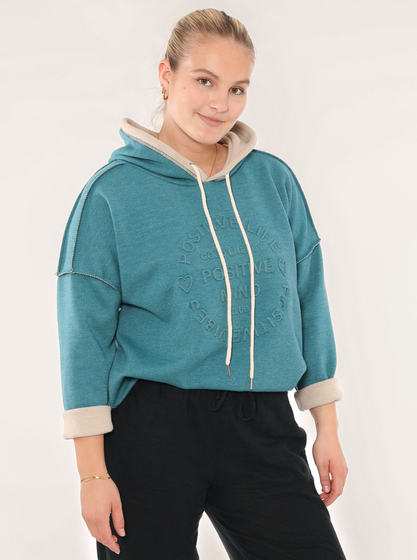 Doubleface Hoodie "Positive Mind"