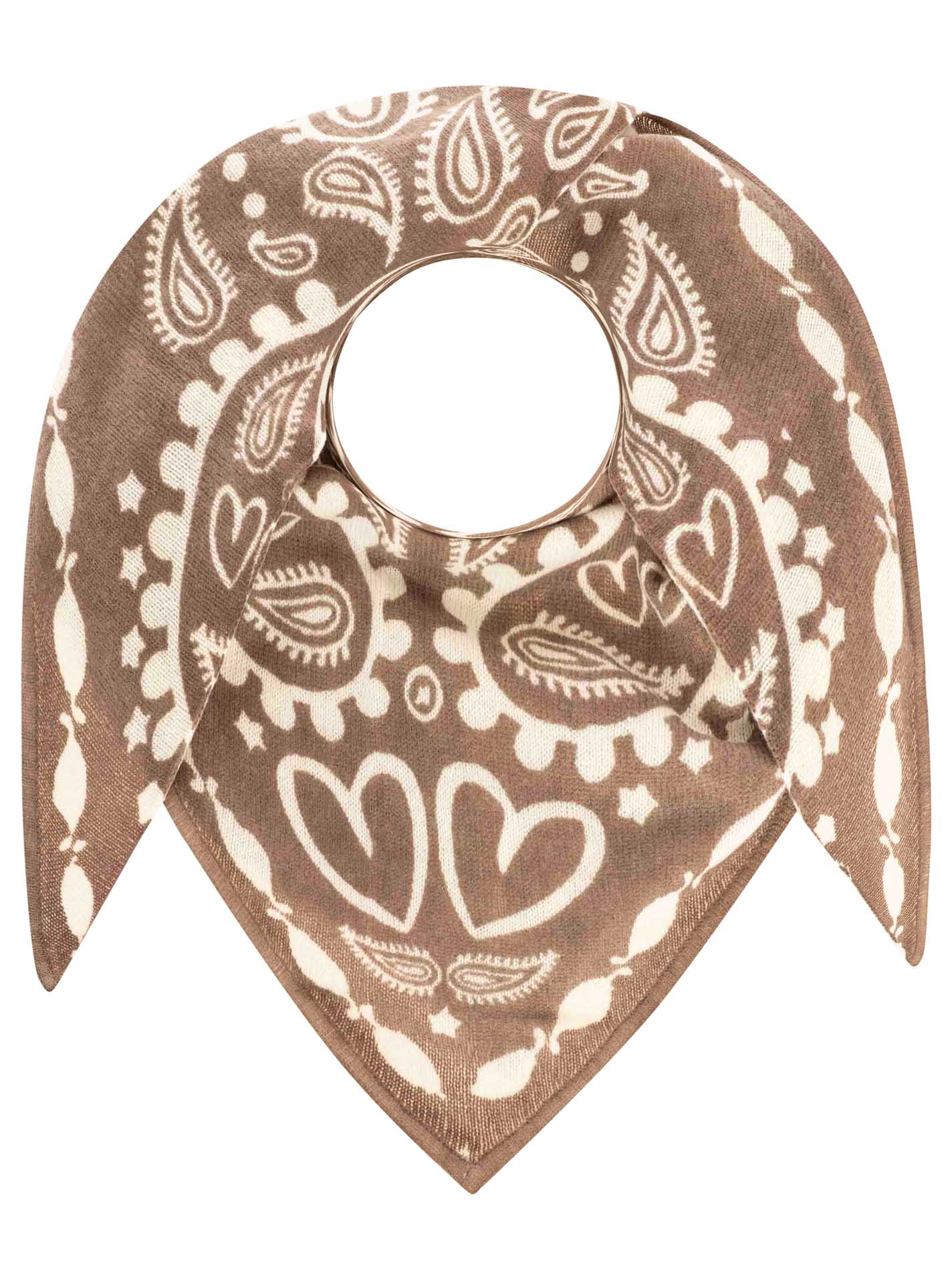 100% Cashmere Dreieckstuch "Paisley"