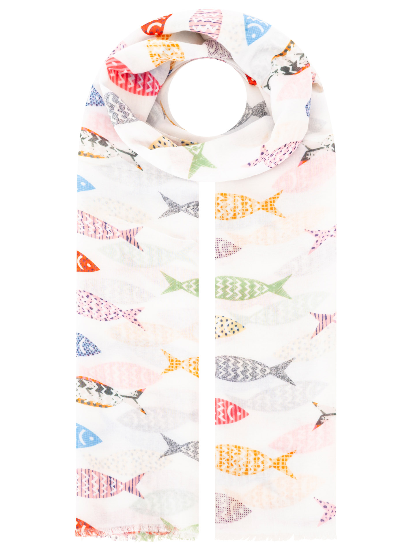 Schal "Fische"