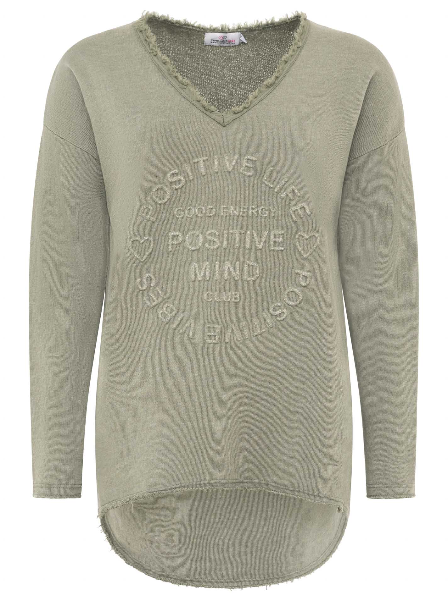 Sweatshirt BW "Positive Mind"