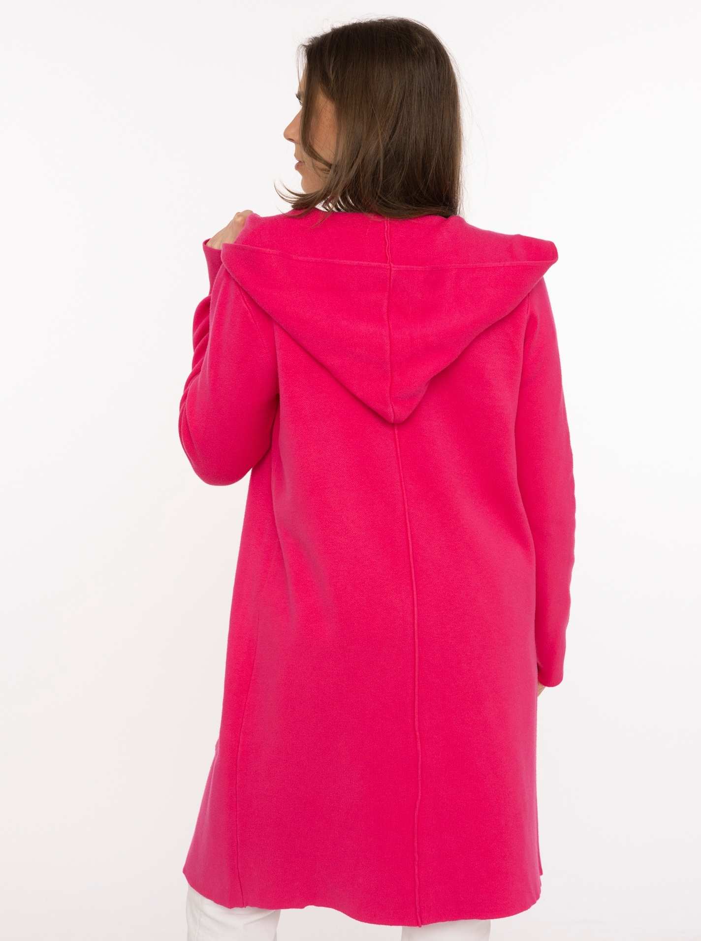 Kapuzenstrickjacke "New Vibes"