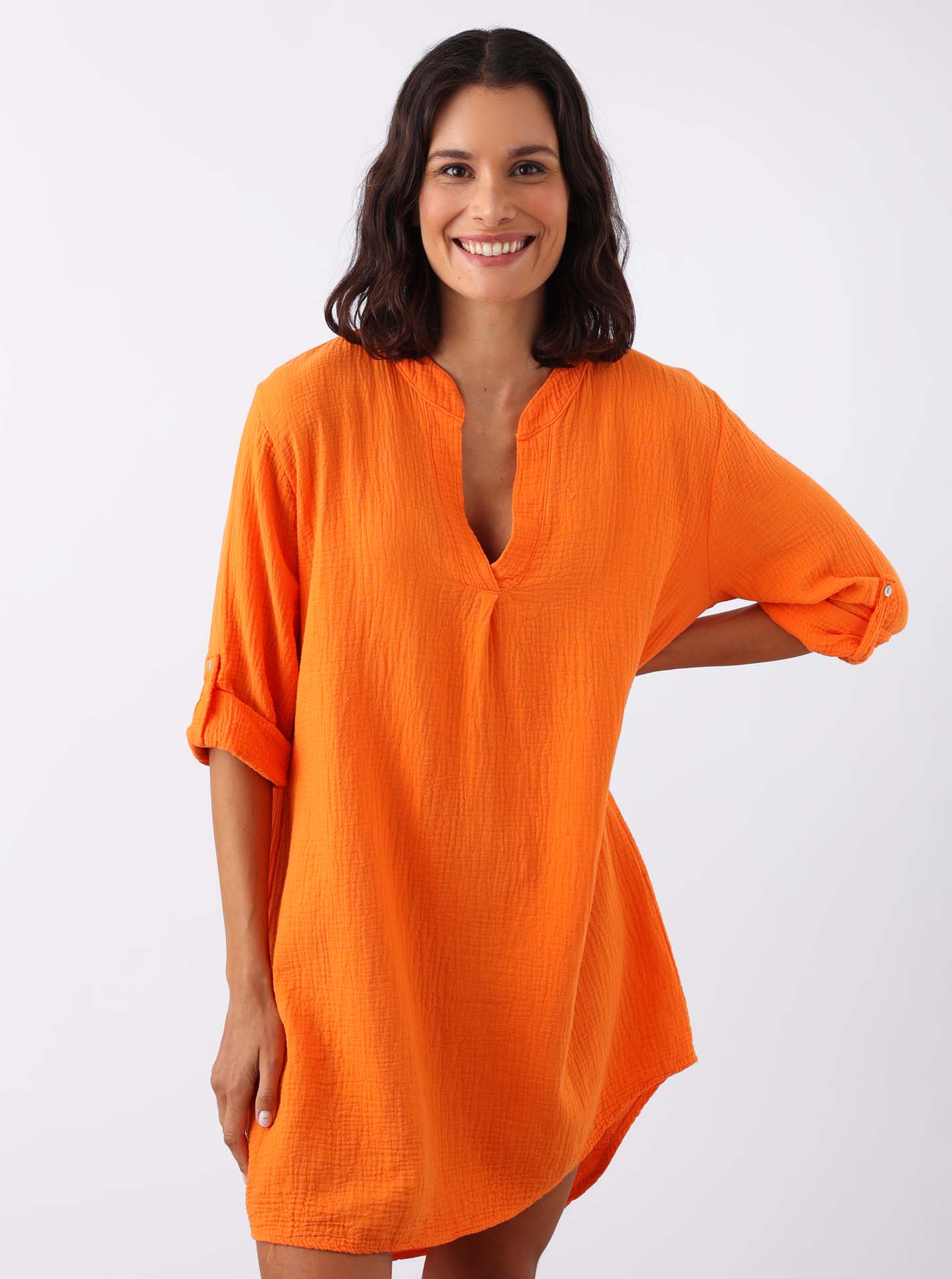 Musselin-Tunika BW "Rom"