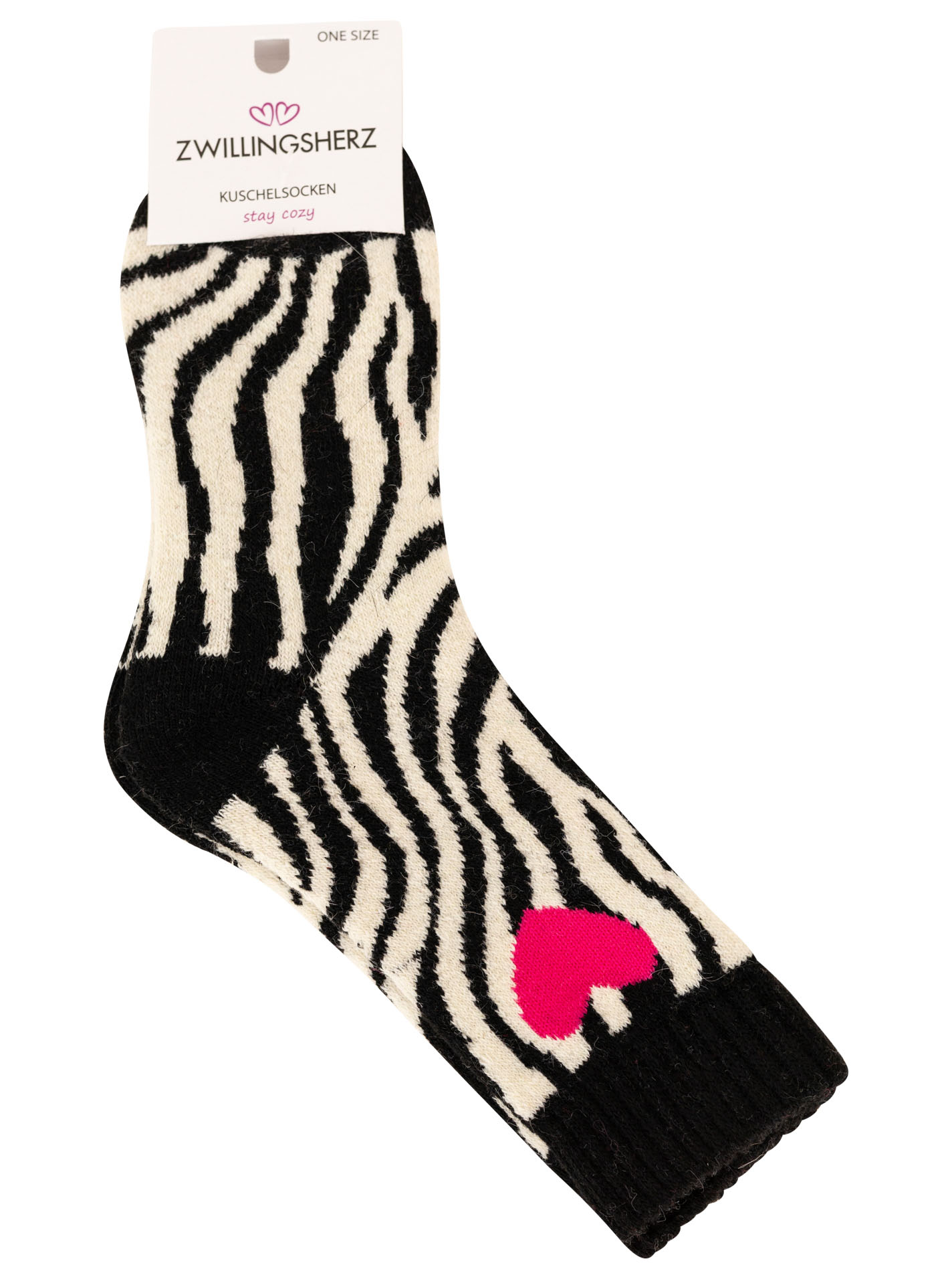 10er Set Socken "Zebra Love"