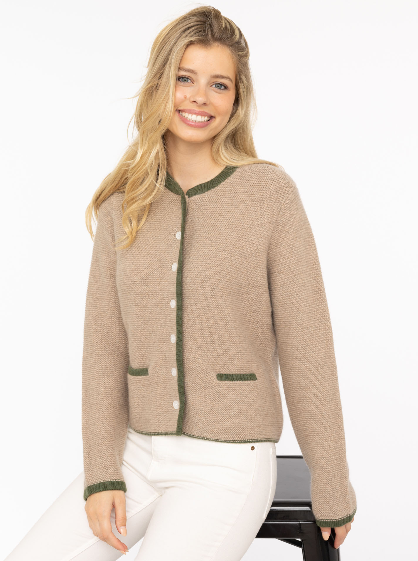 100% Cashmere Trachtenjacke "Alpen"