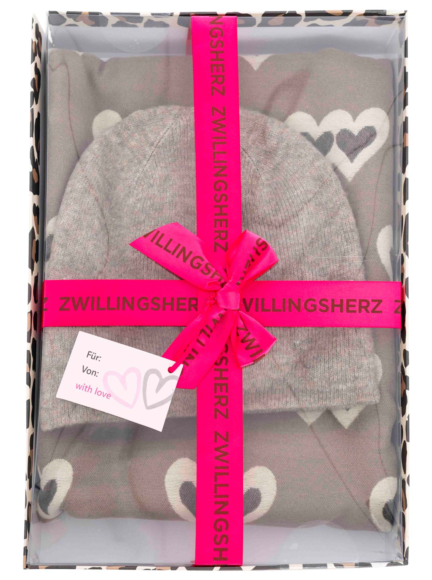 Geschenk Set Mütze & Schal "Geometric"