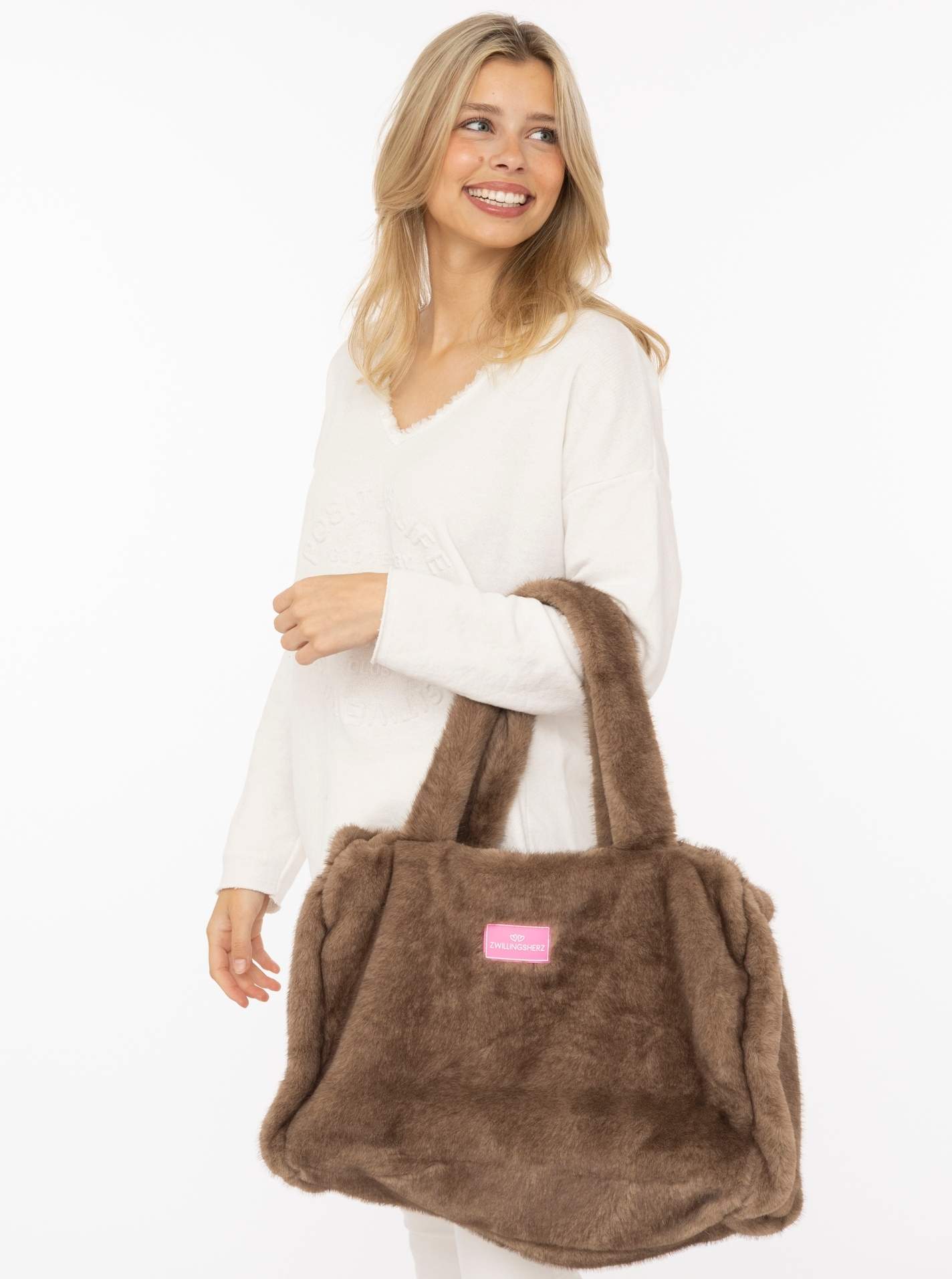 XXL Shopper Fake Fur "Uni"