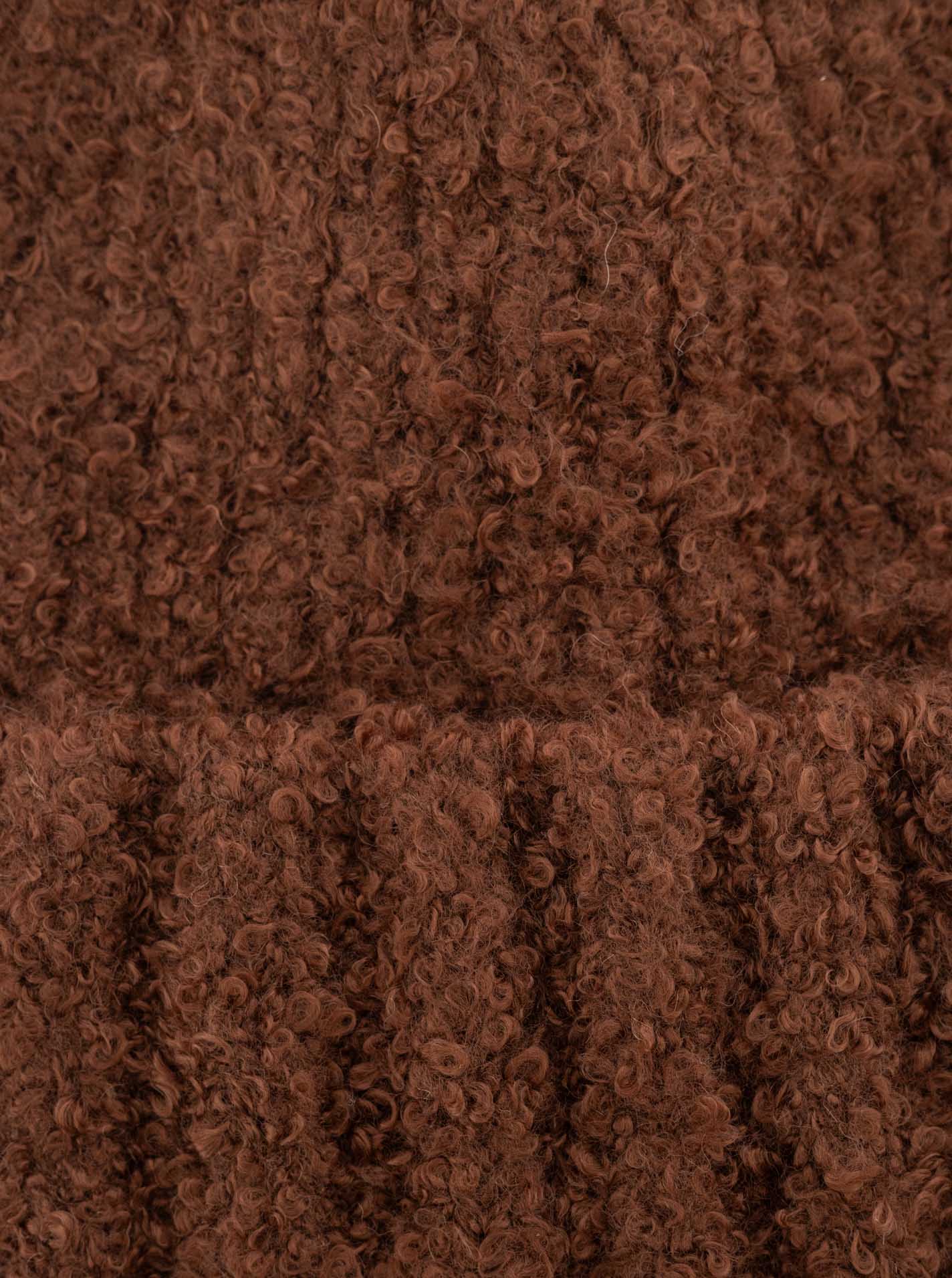 Umschlagmütze Boucle "Uni"
