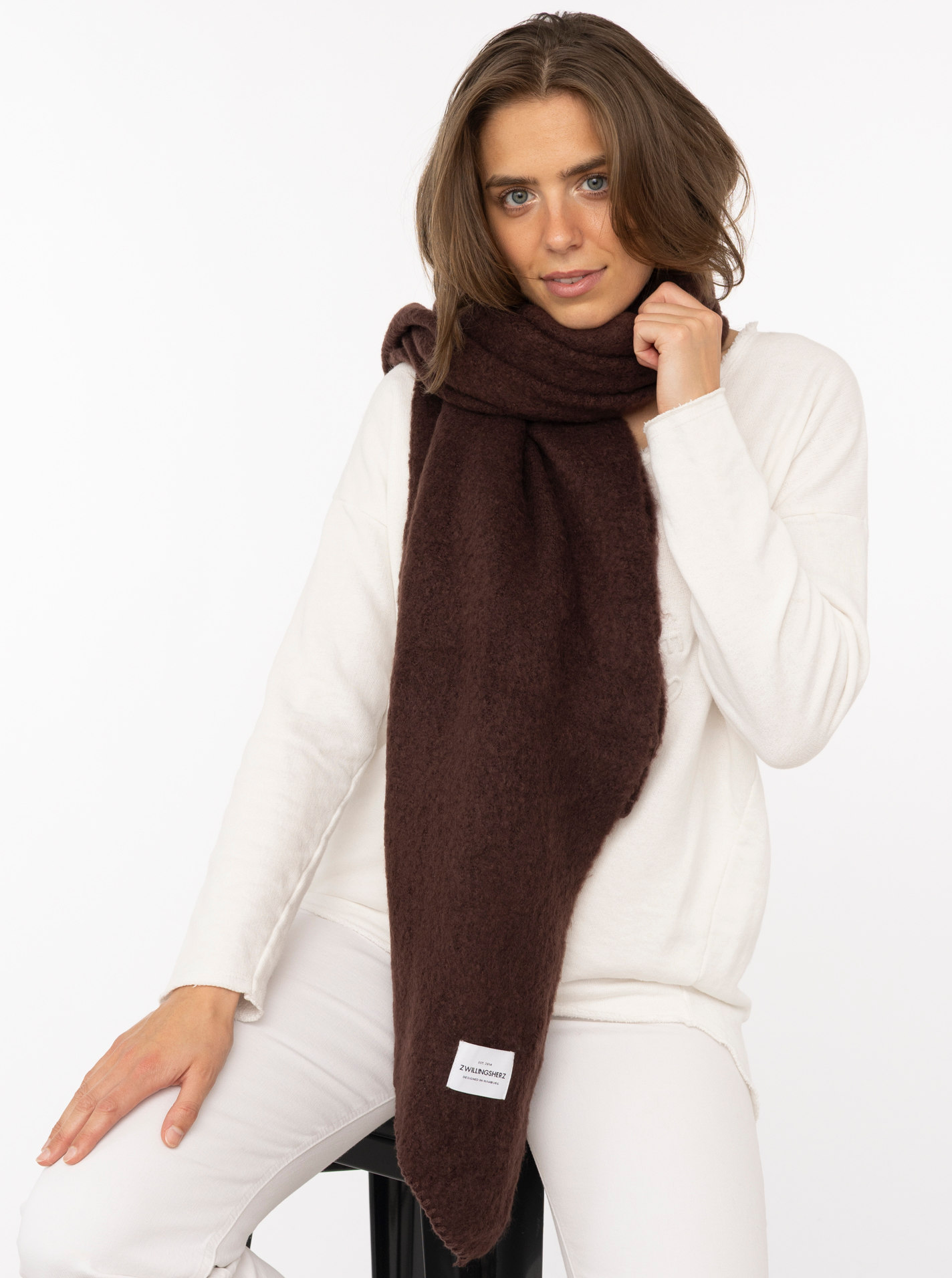 Kuschelschal "Uni Bouclé"