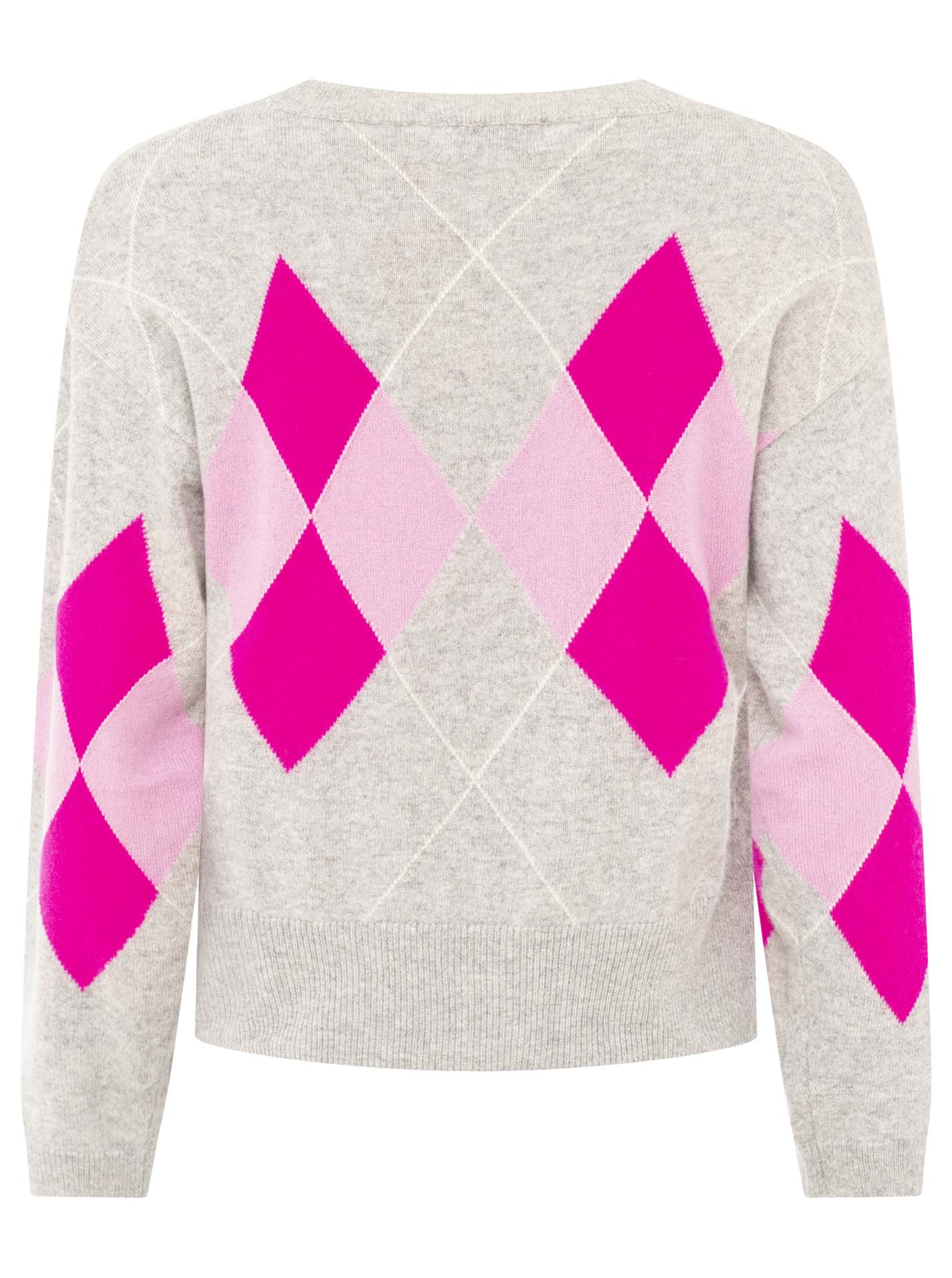 100% Cashmere Pullover Lovely Argyle