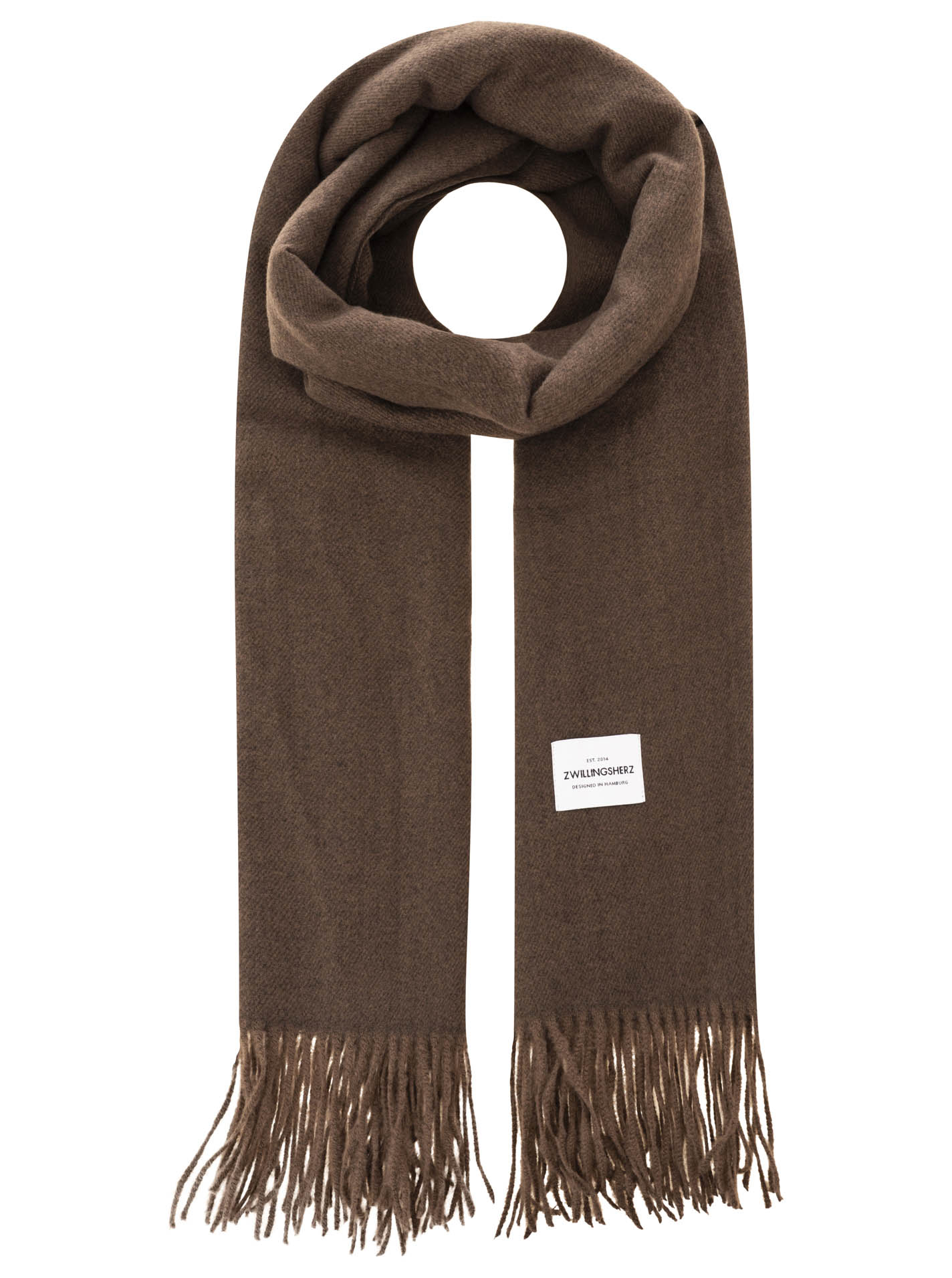 Winterschal "Fransen Uni"