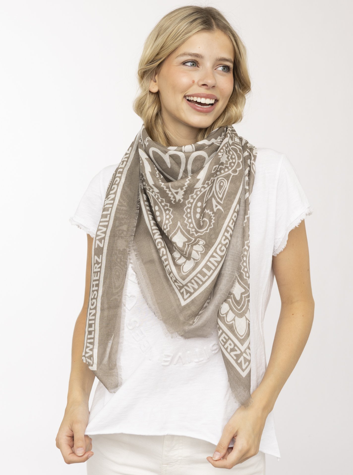 Viereck Druck "Paisley Pattern"