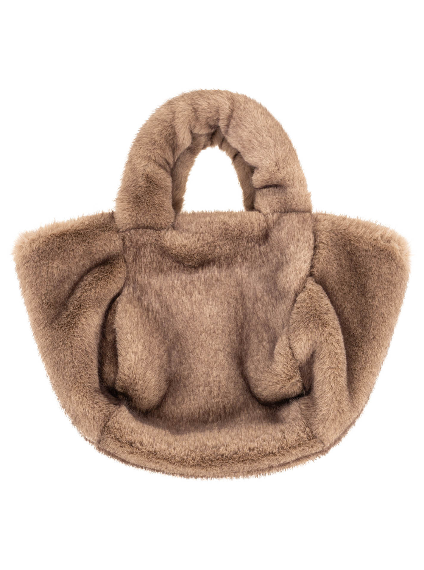 Kleiner Shopper Fake Fur "Uni"