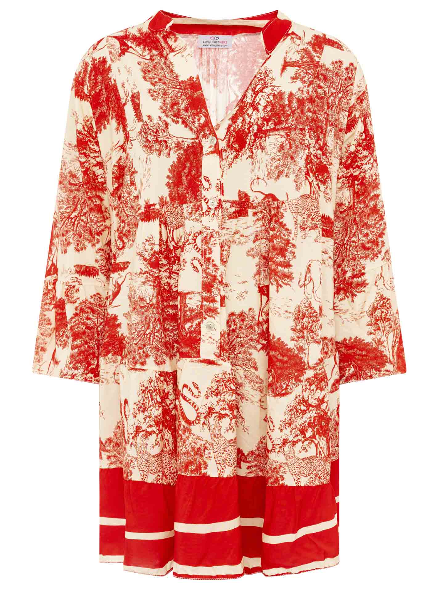 Kleid Viskose "Safari"