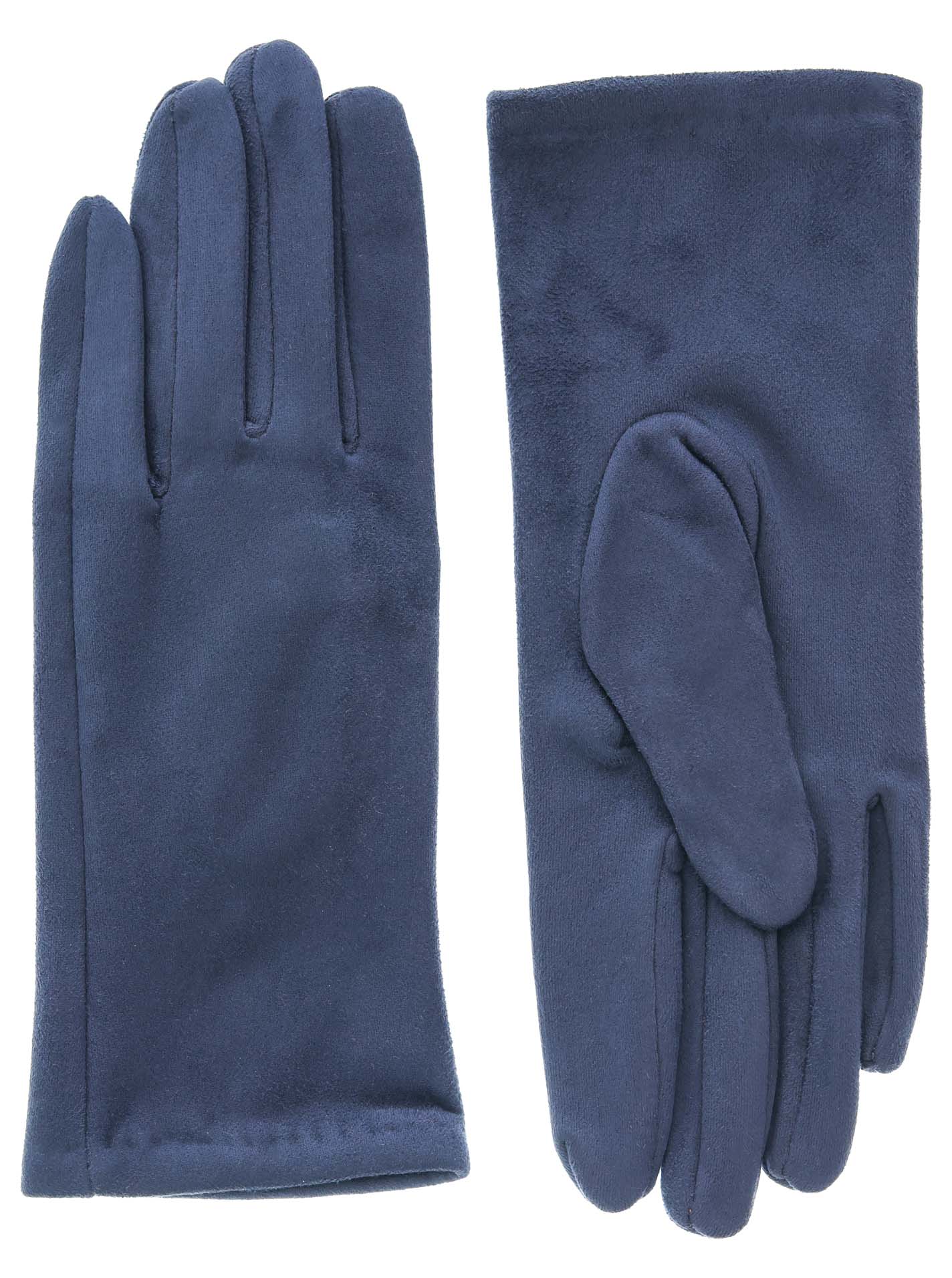 10er Set Handschuhe Velour "Uni"