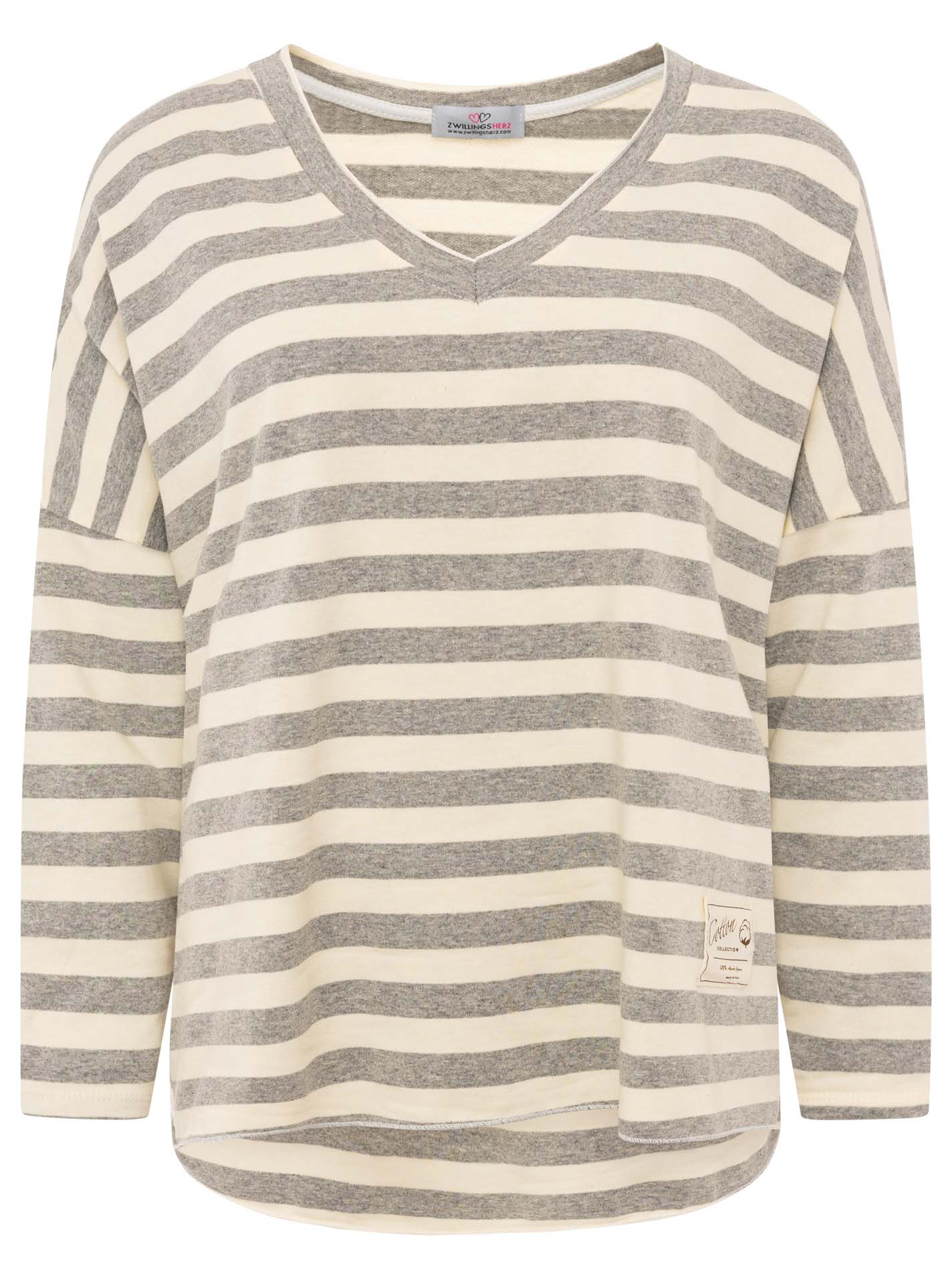 ART6949012275560_025_ShirtBW_StreifenJersey_2014Alok_Grau_Front Shirt BW "Streifen & Jersey"