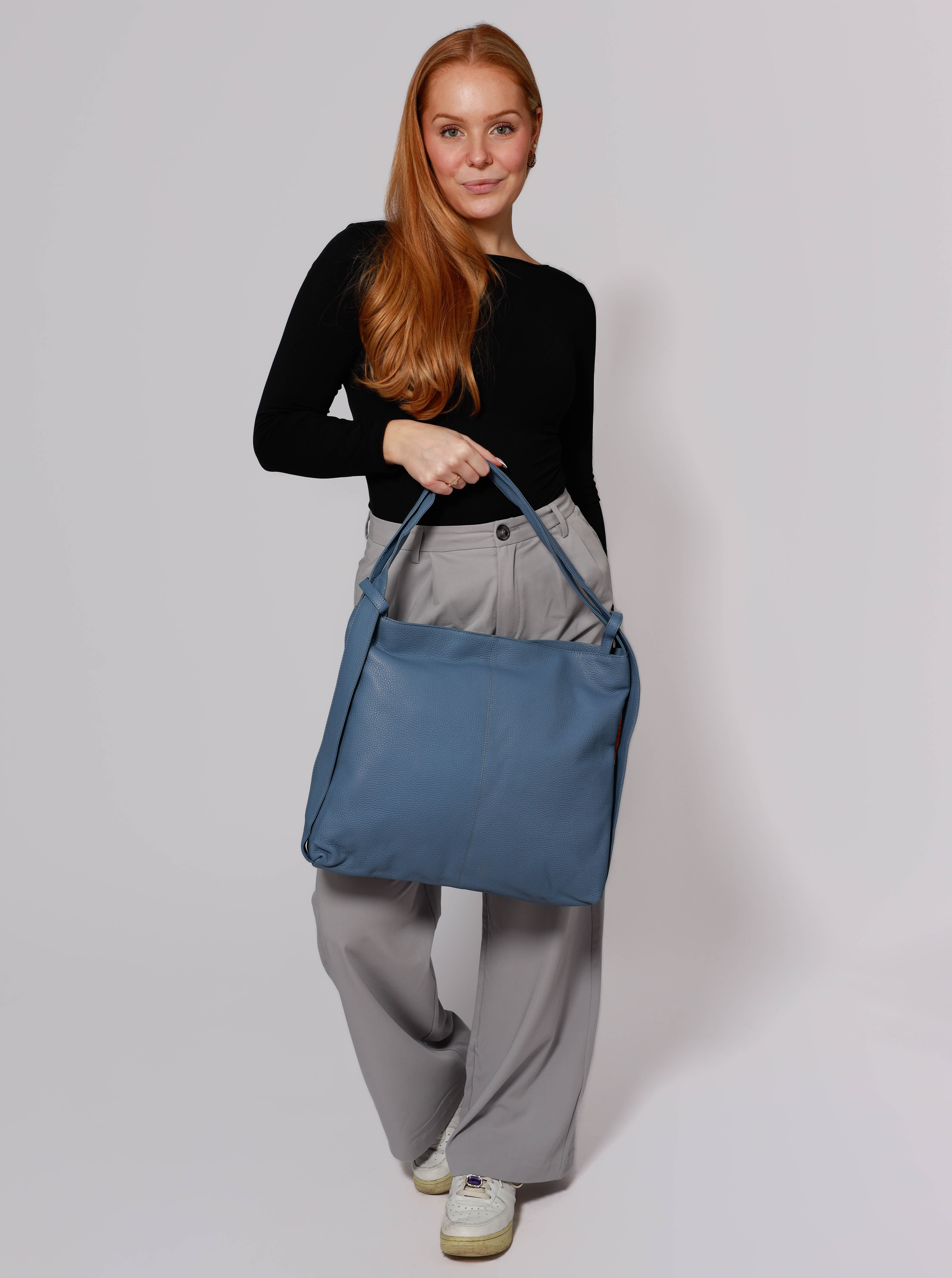 Lederrucksack & Tasche "2 in 1"