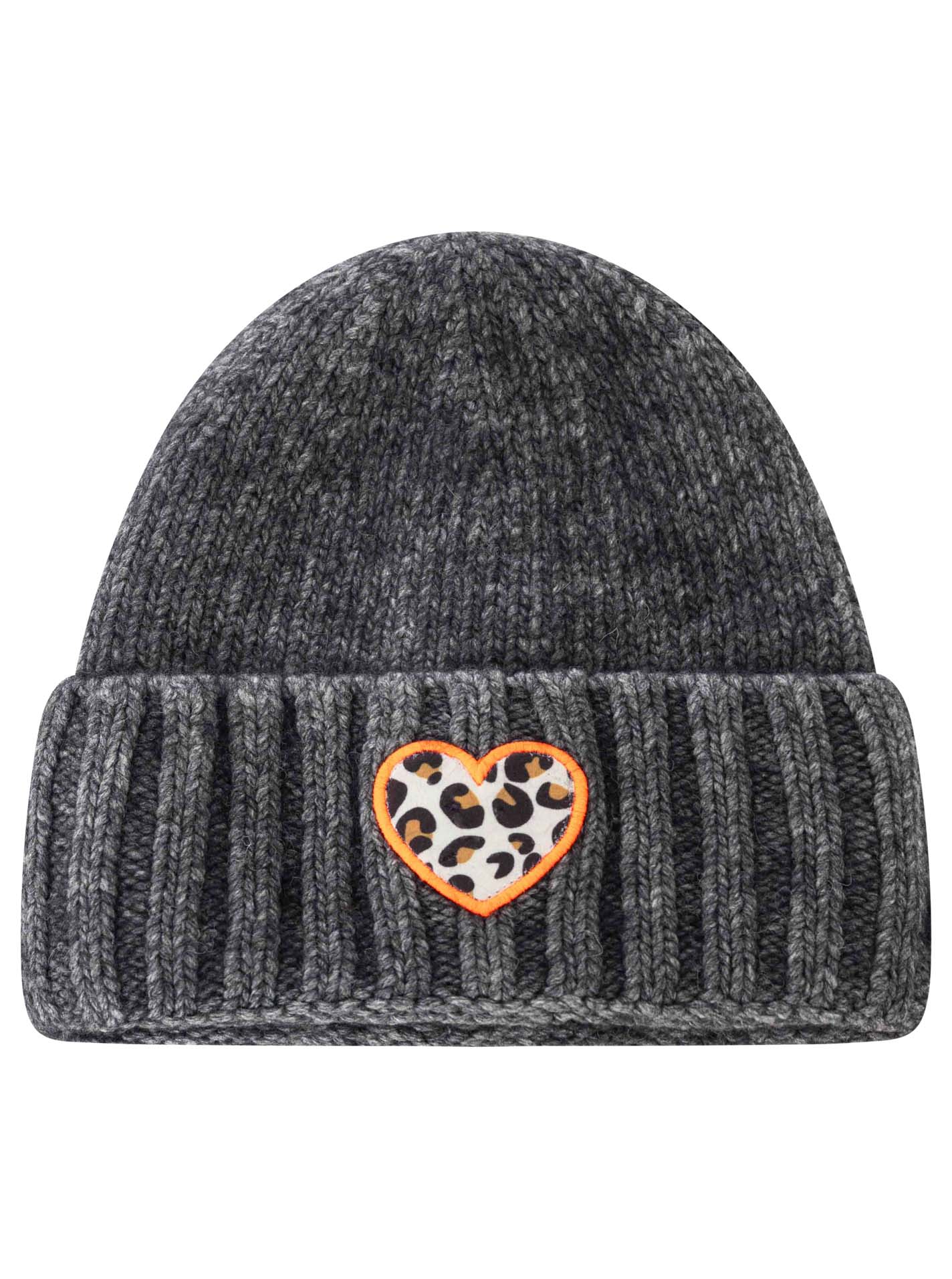 Umschlagmütze mit Patch "Leo Heart"