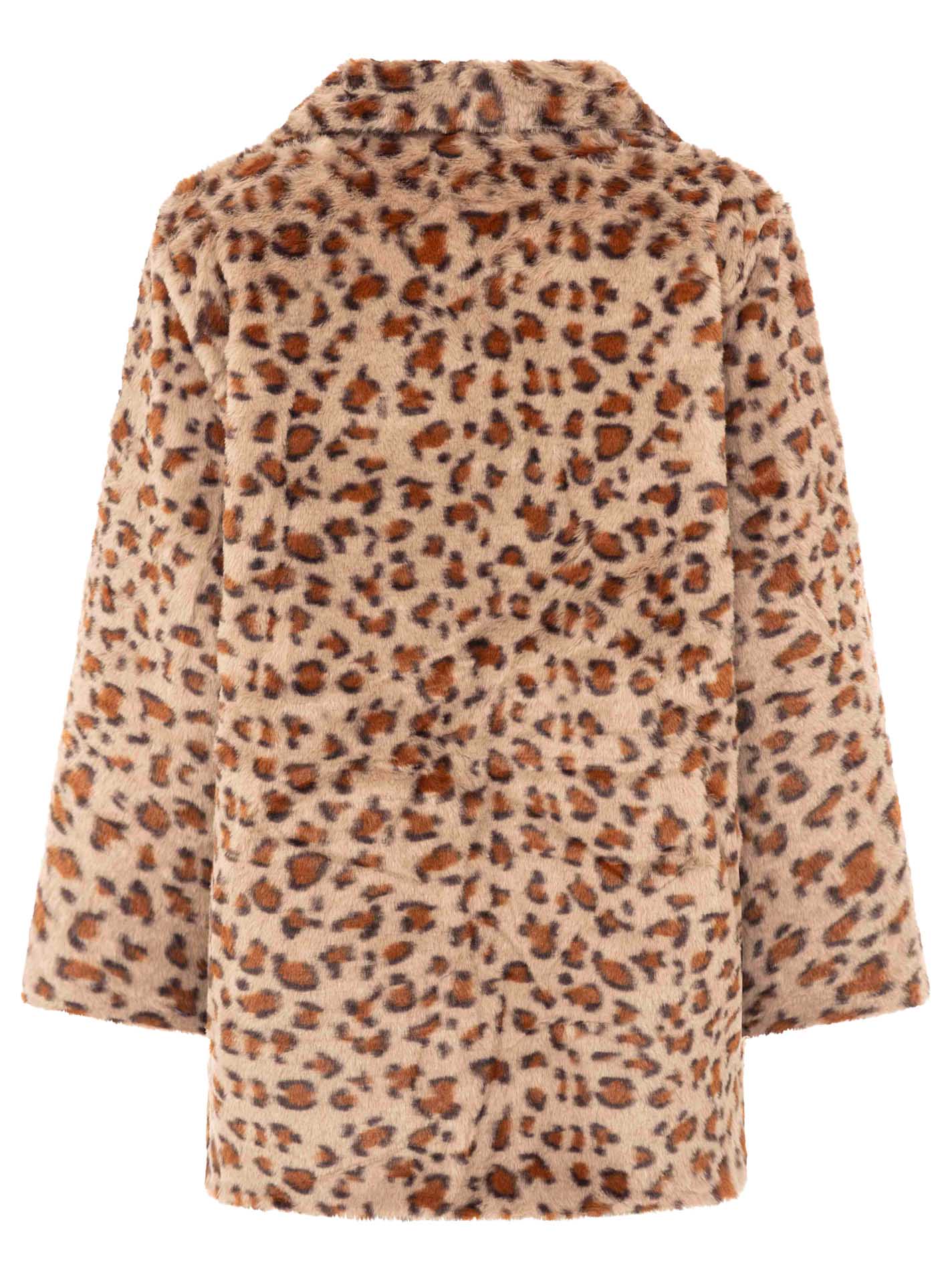 Jacke Fake Fur Doppelreiher "Leo"