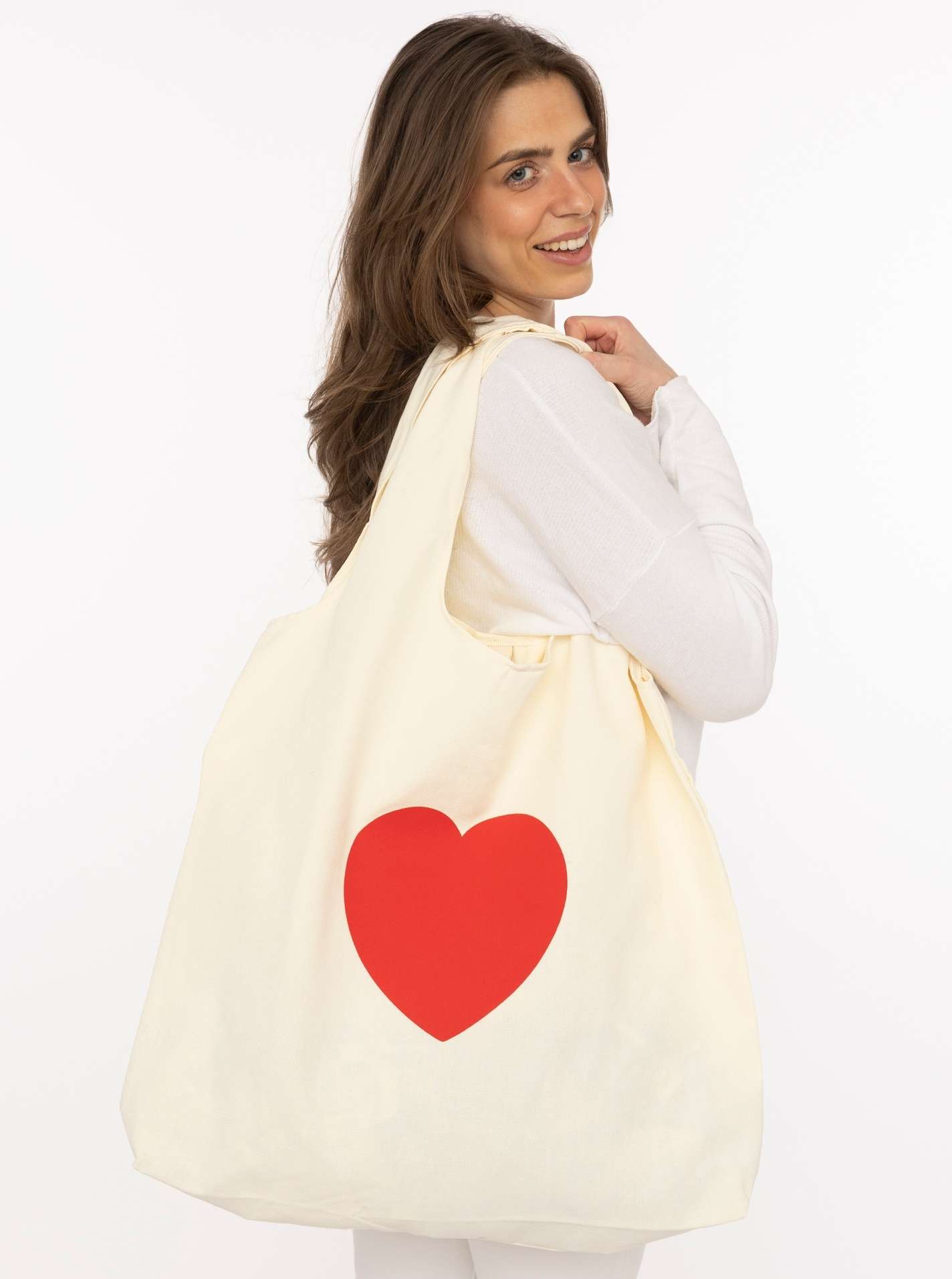 XXL Shopper BW "Großes Herz"