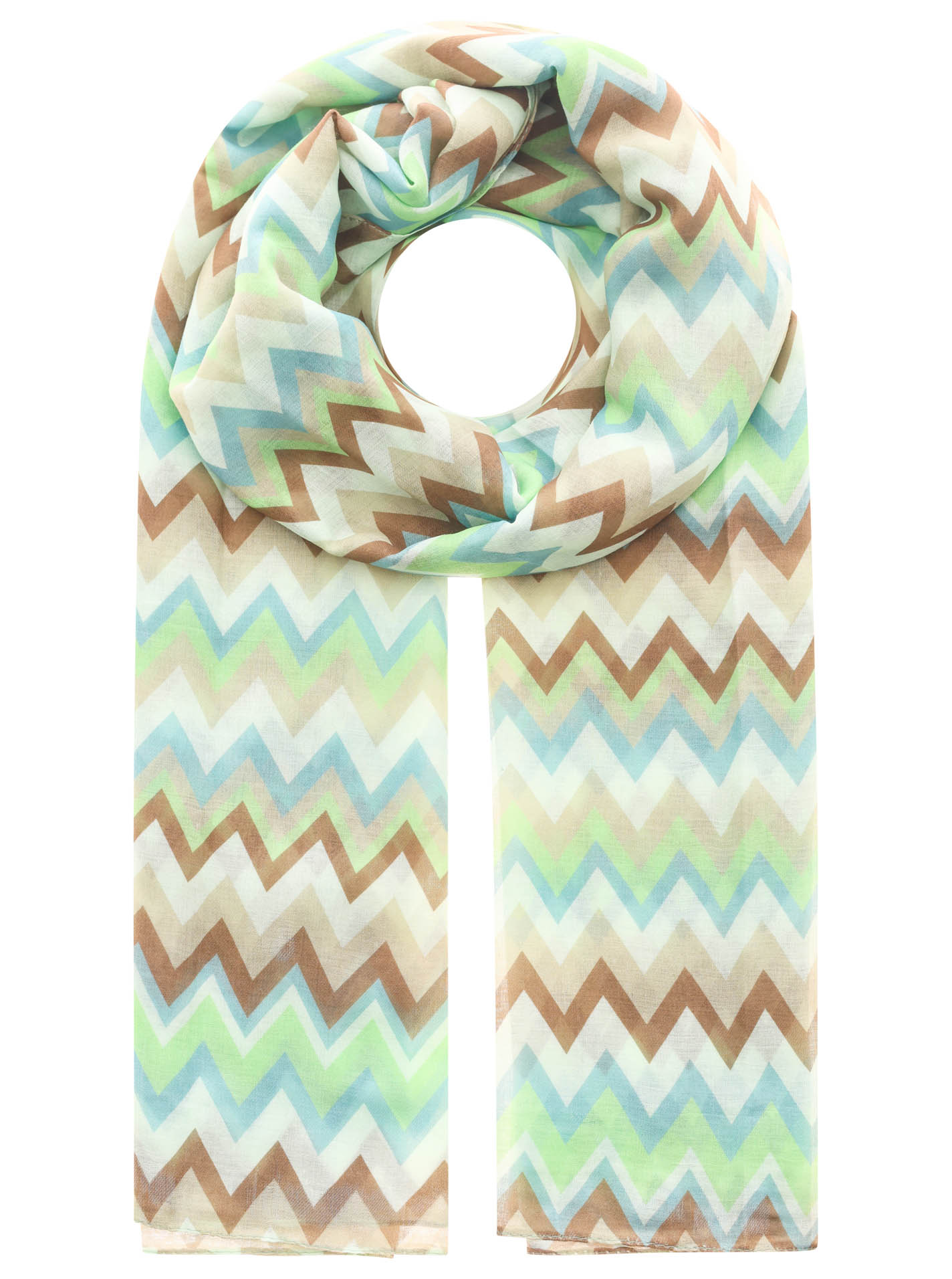 Viskose Schal Digital Print "ZickZack" Viskose Schal Digital Print "ZickZack"