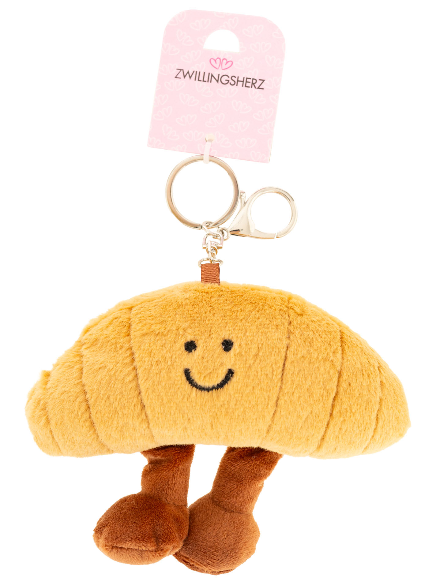 Schlüsselanhänger 10er Set "Croissant"