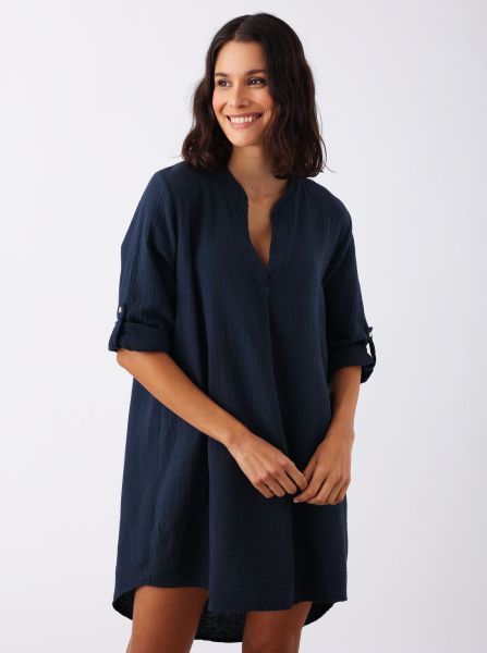 Musselin-Tunika BW "Rom"