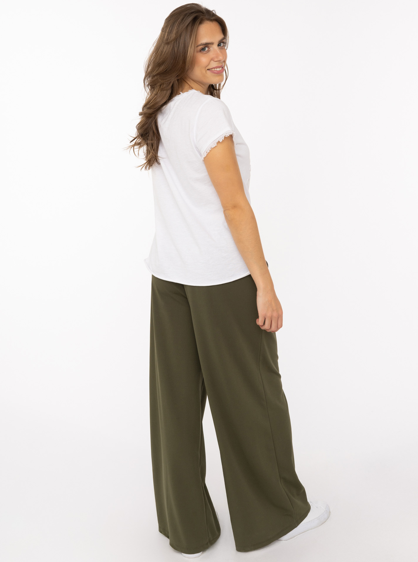 Oversize Stoffhose "Bundfalte"