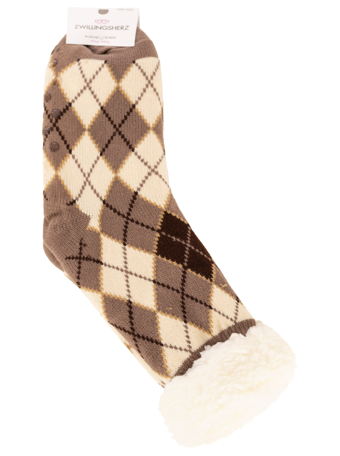 Kuschelsocken 10er Set "Argyle"
