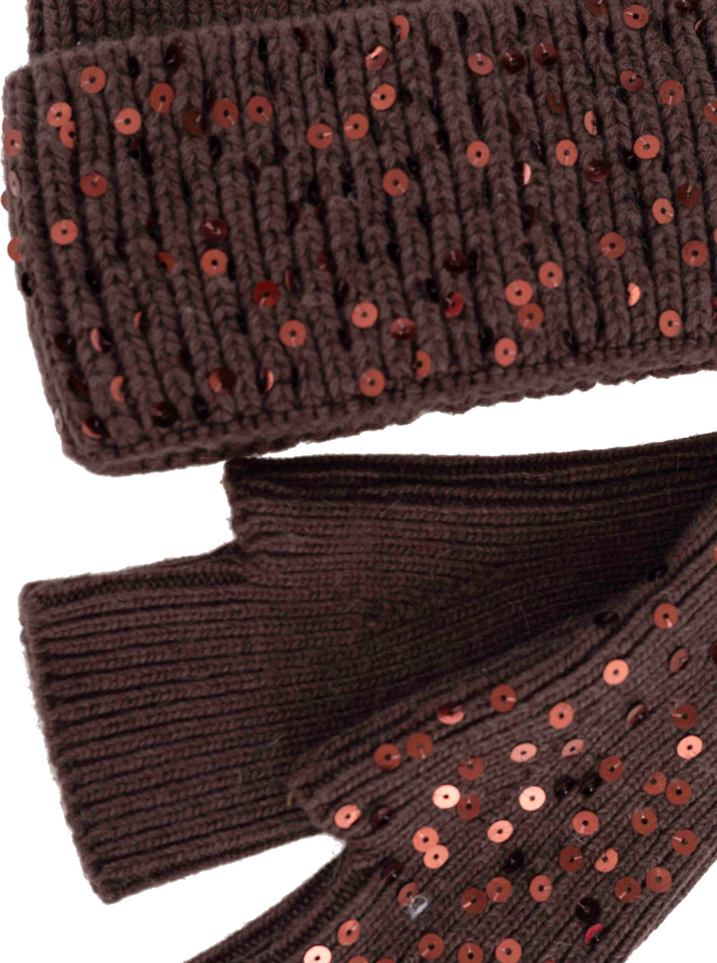 Geschenk Set Mütze & Handschuh "Glitter"